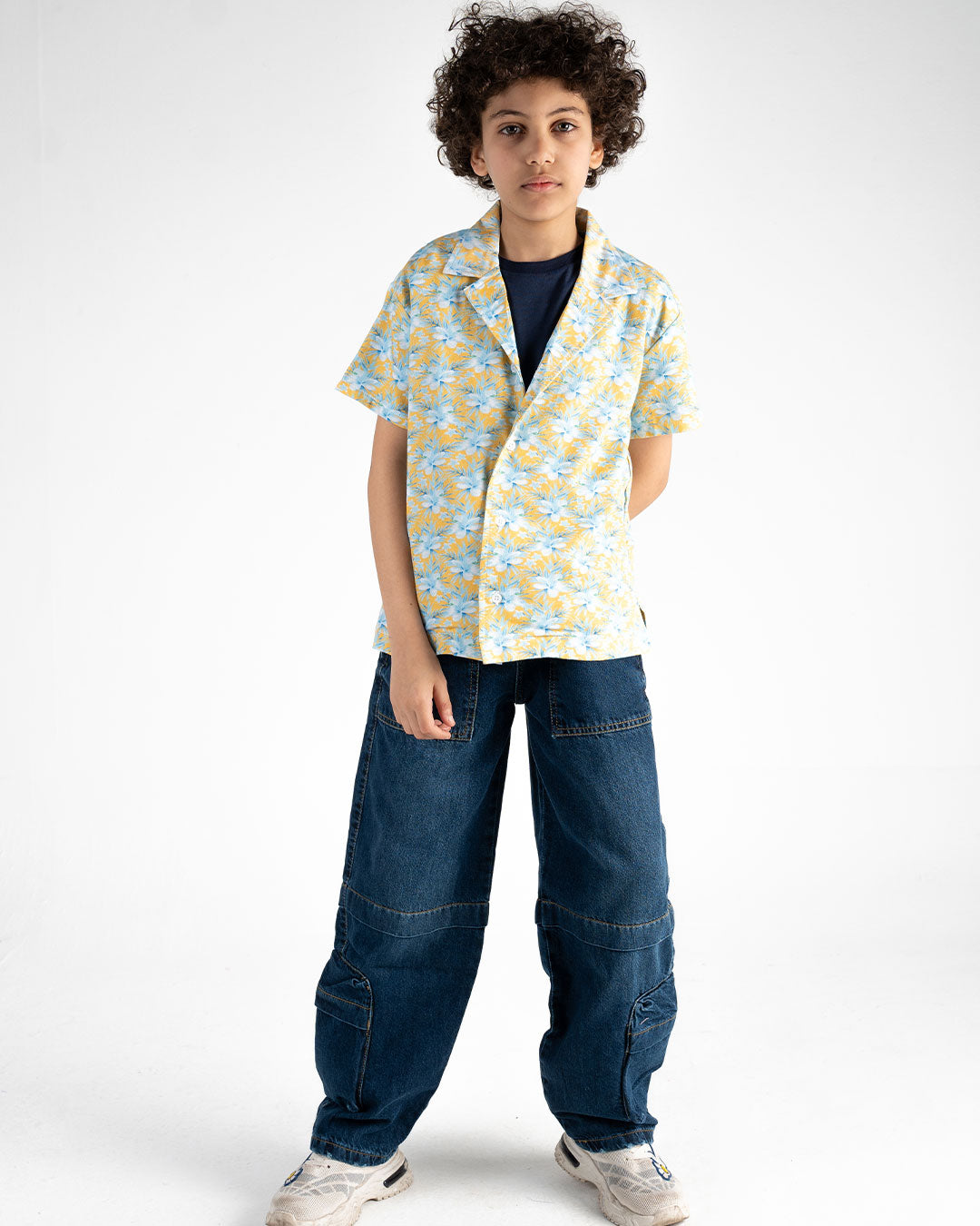 قميص زهري للأولاد