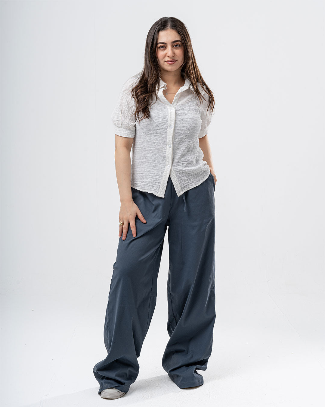 بلوزة مكشكشة