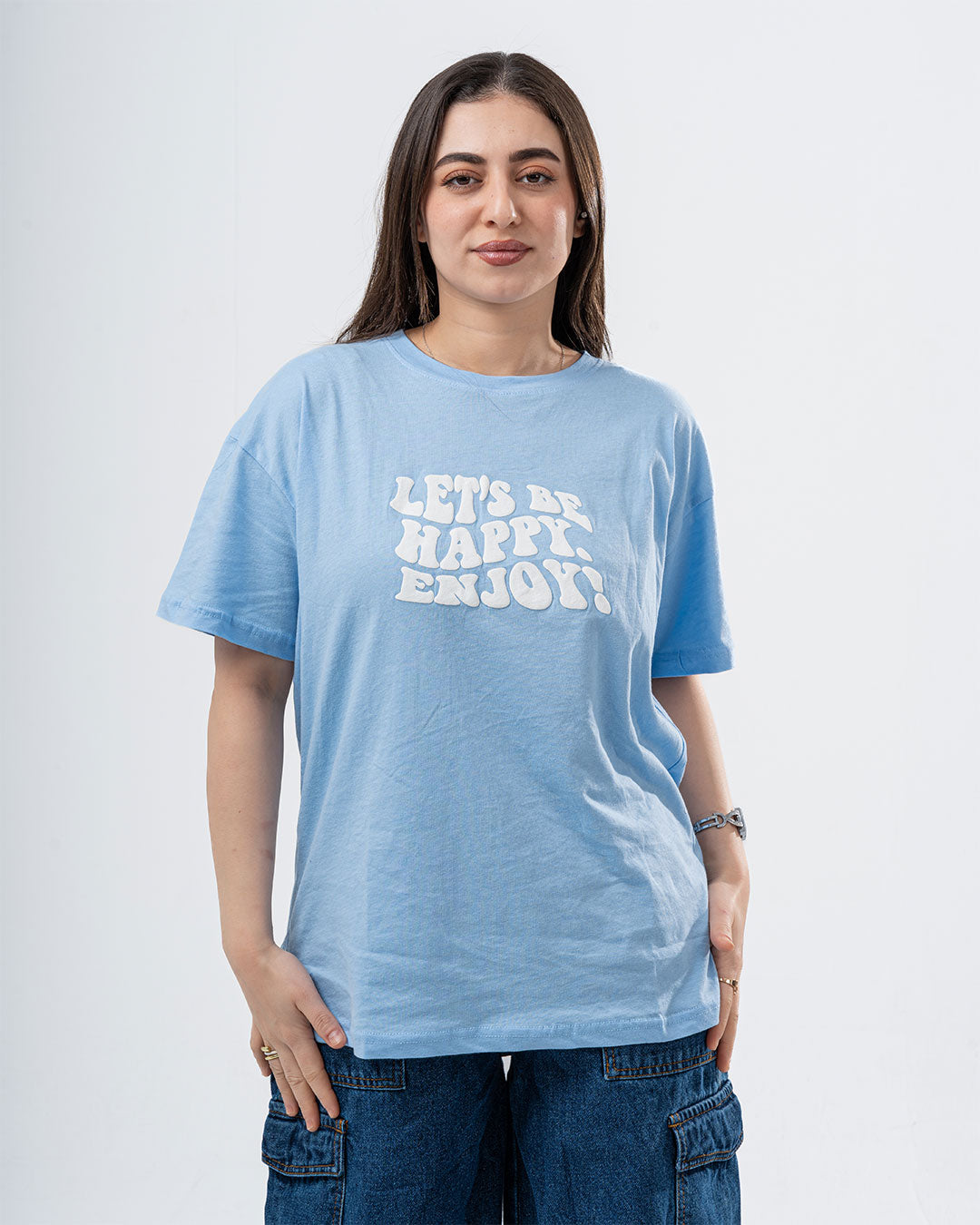 تي شيرت مطبوع للنساء