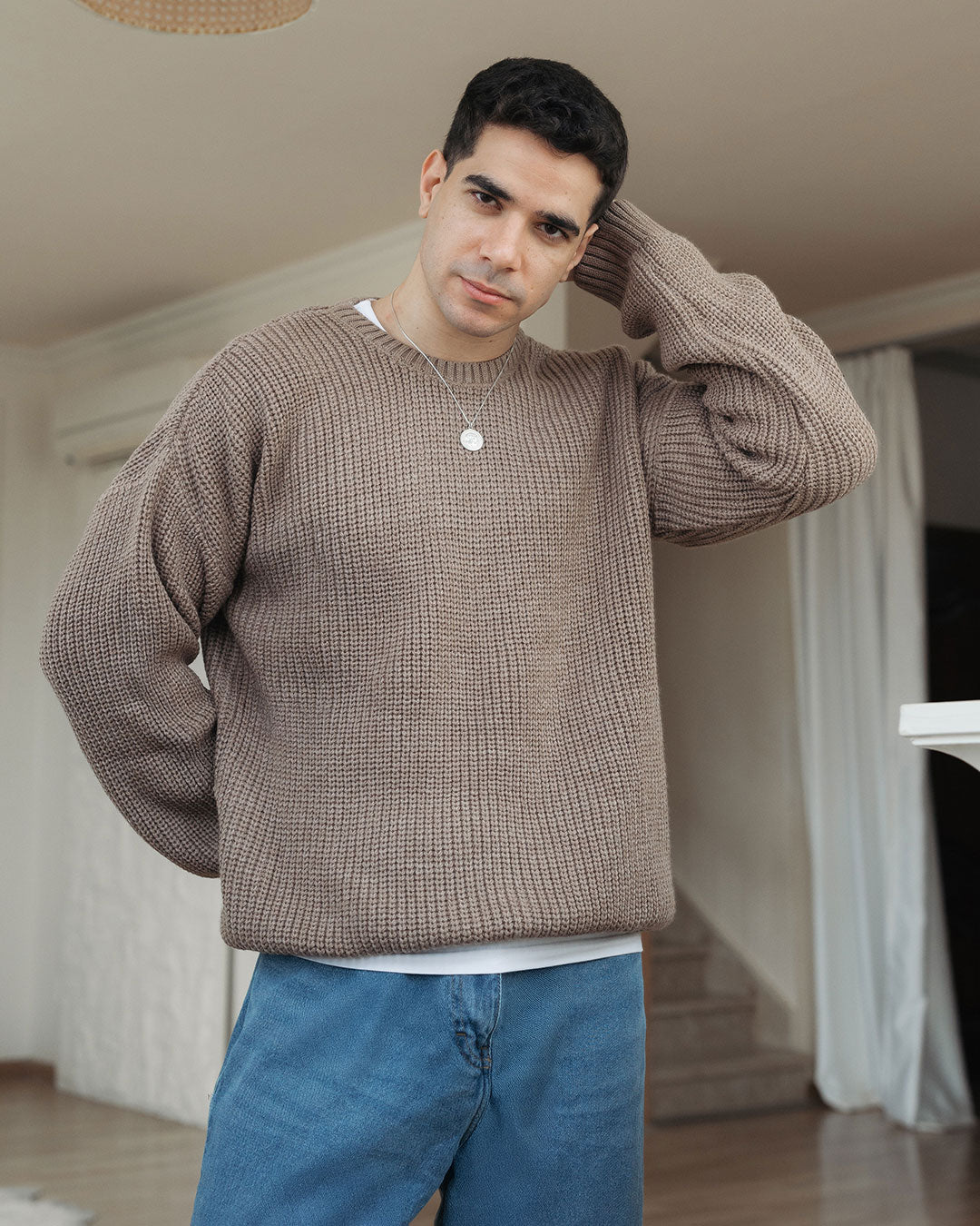 Men Knitted Pullover