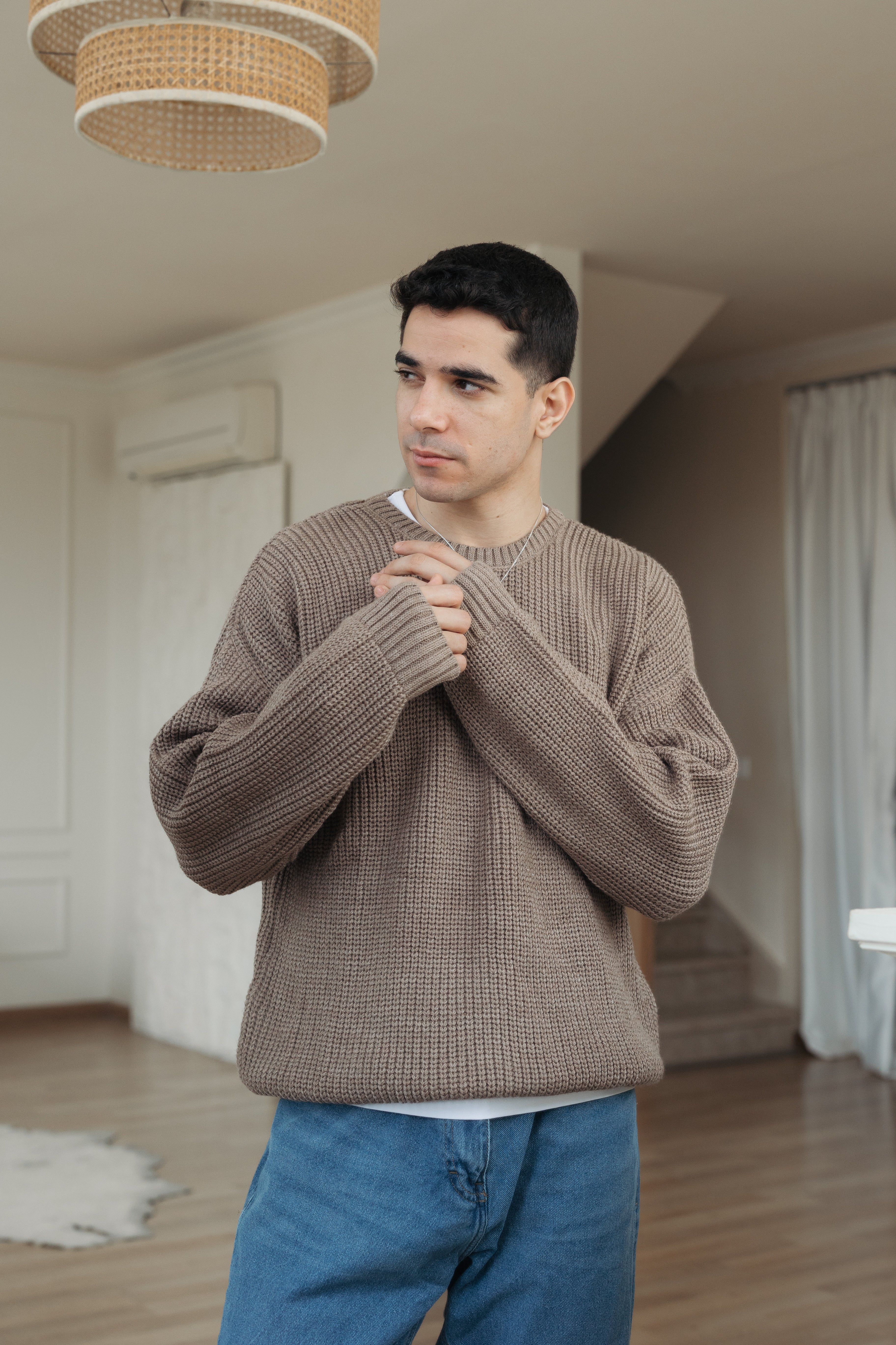 Men Knitted Pullover