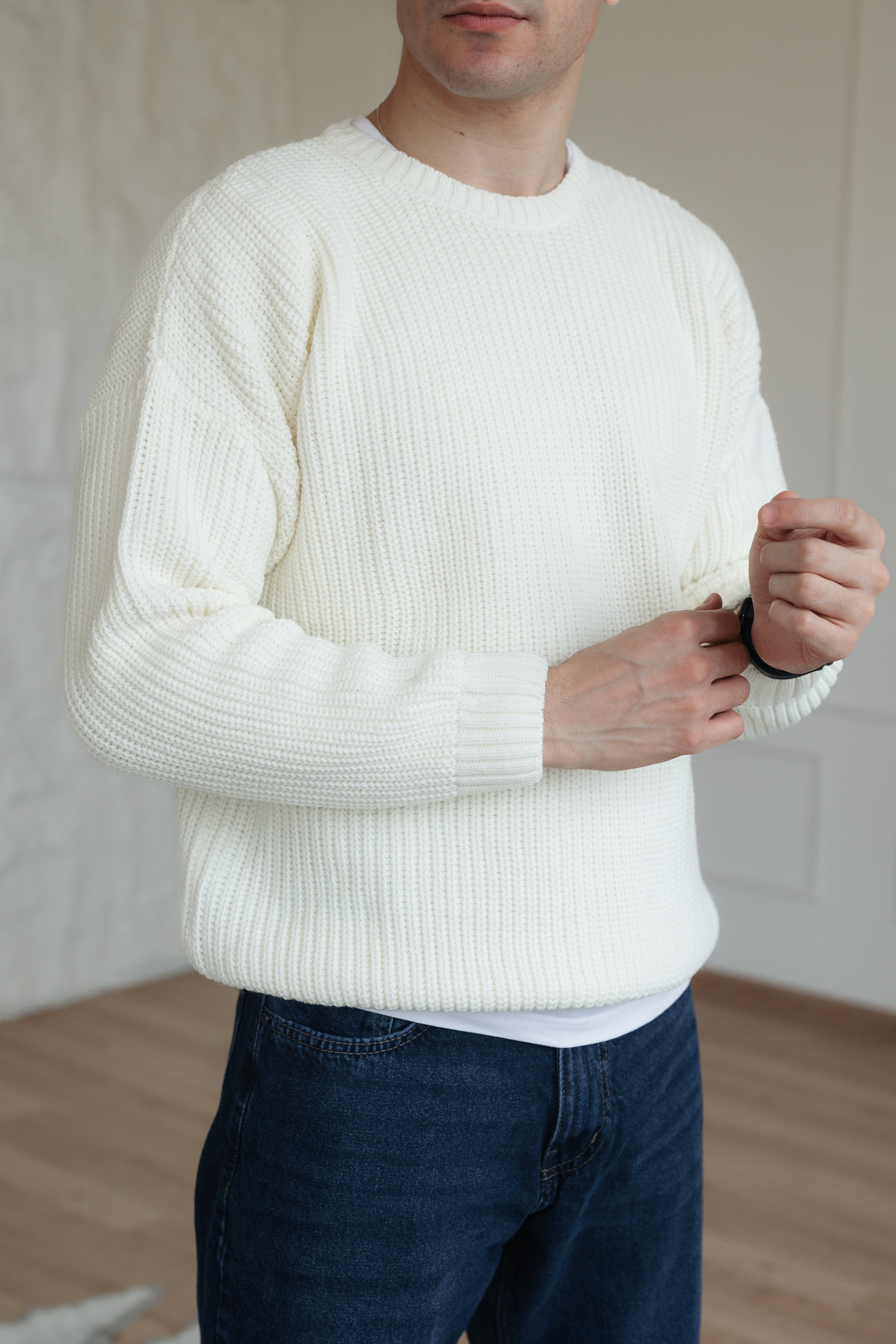 Men Knitted Pullover