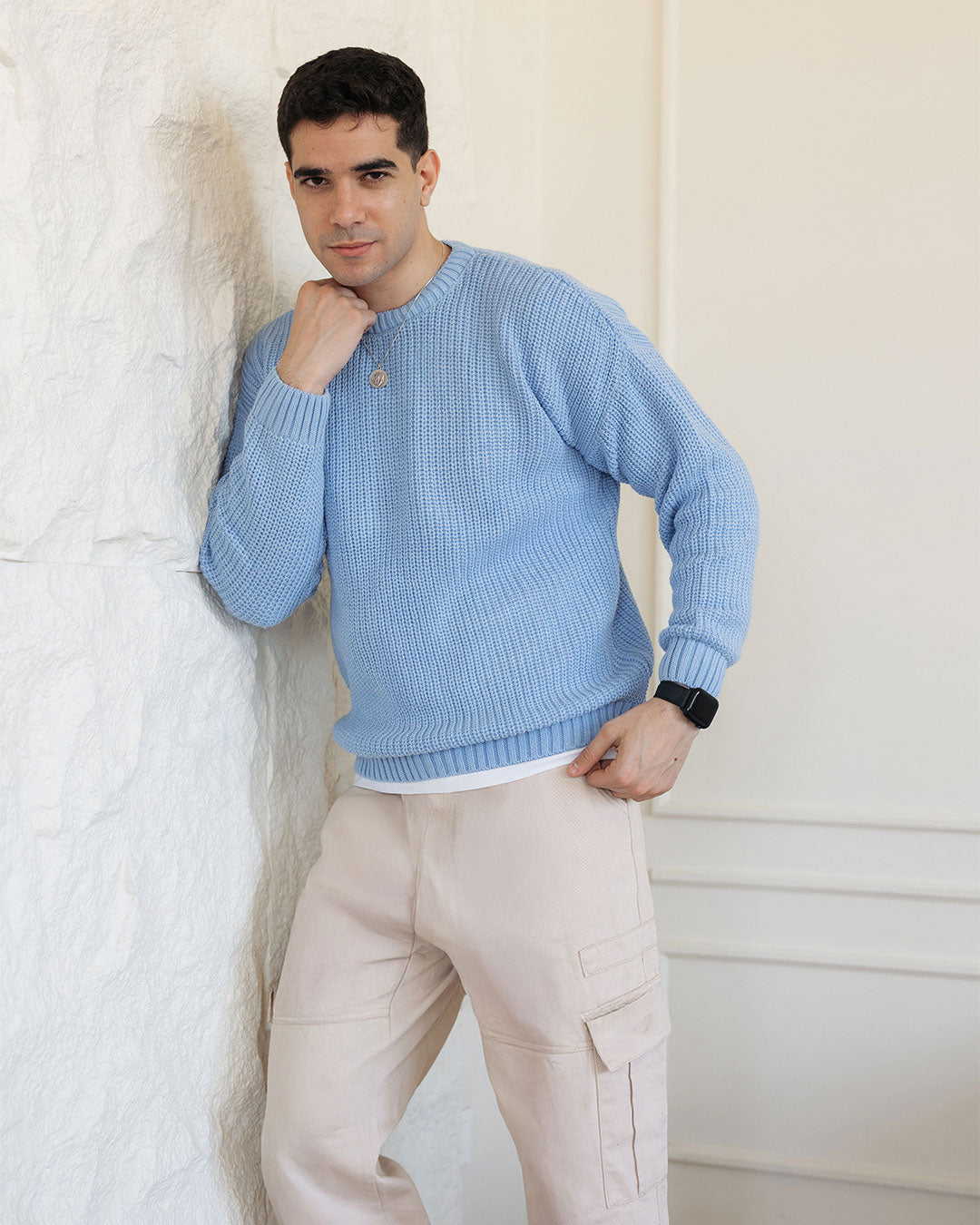 Men Knitted Pullover