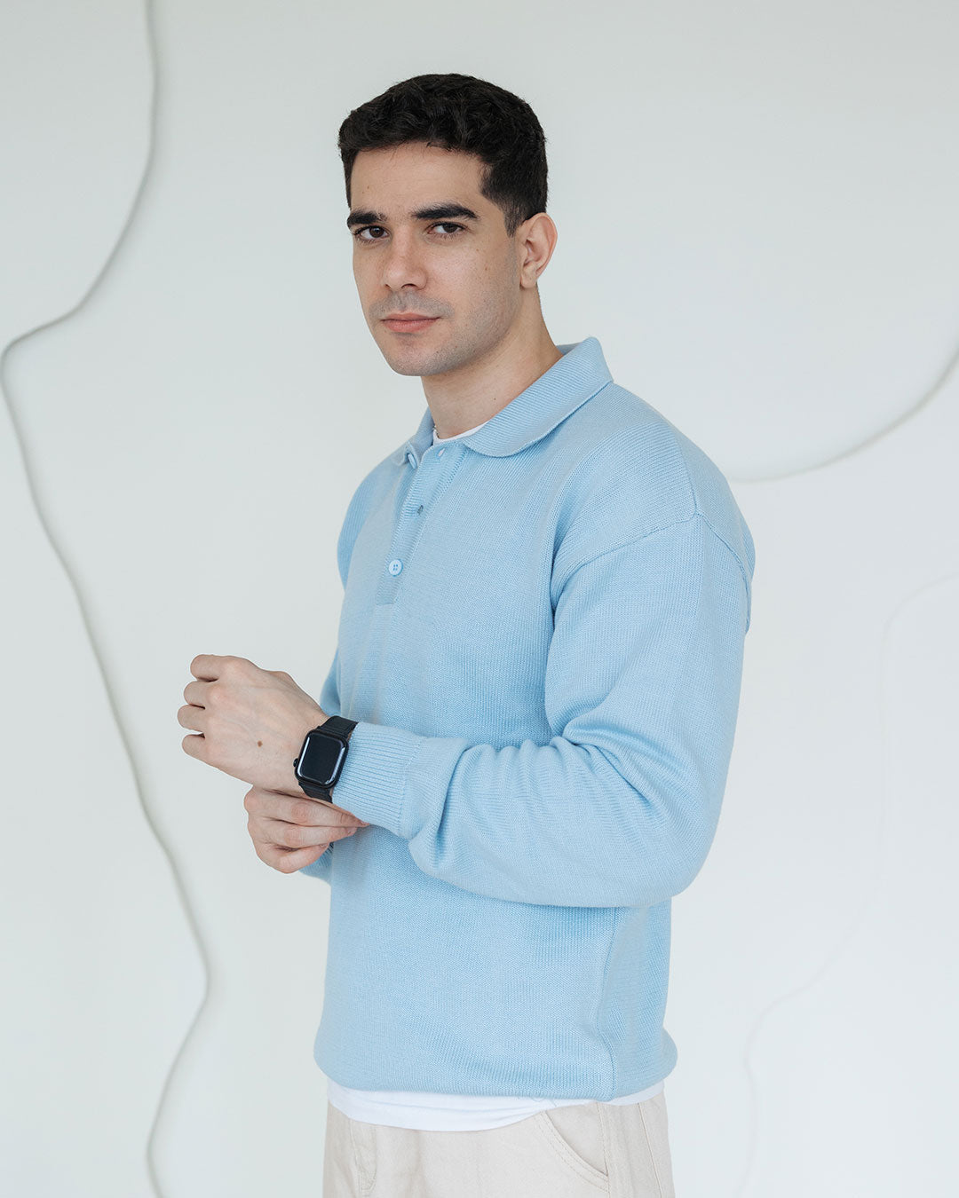 بلوفر رجالي سادة