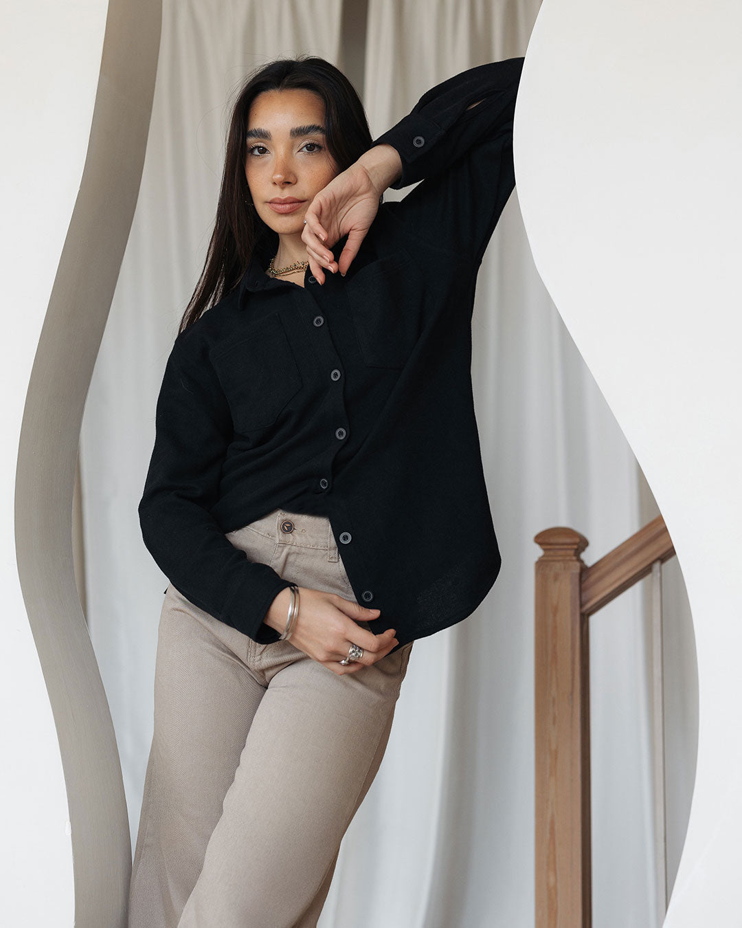 قميص شتوي خفيف