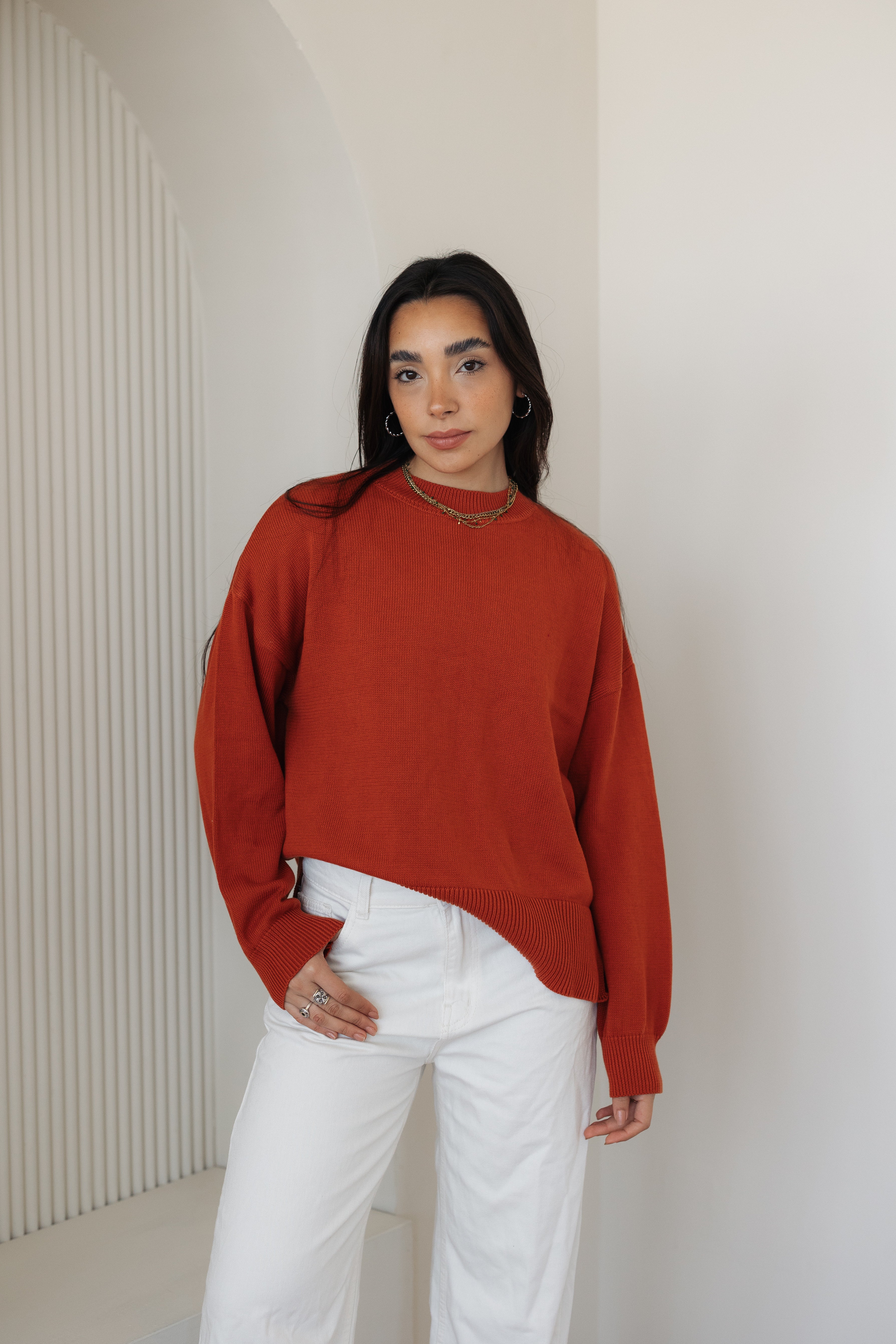 Women Round Neck Pullover