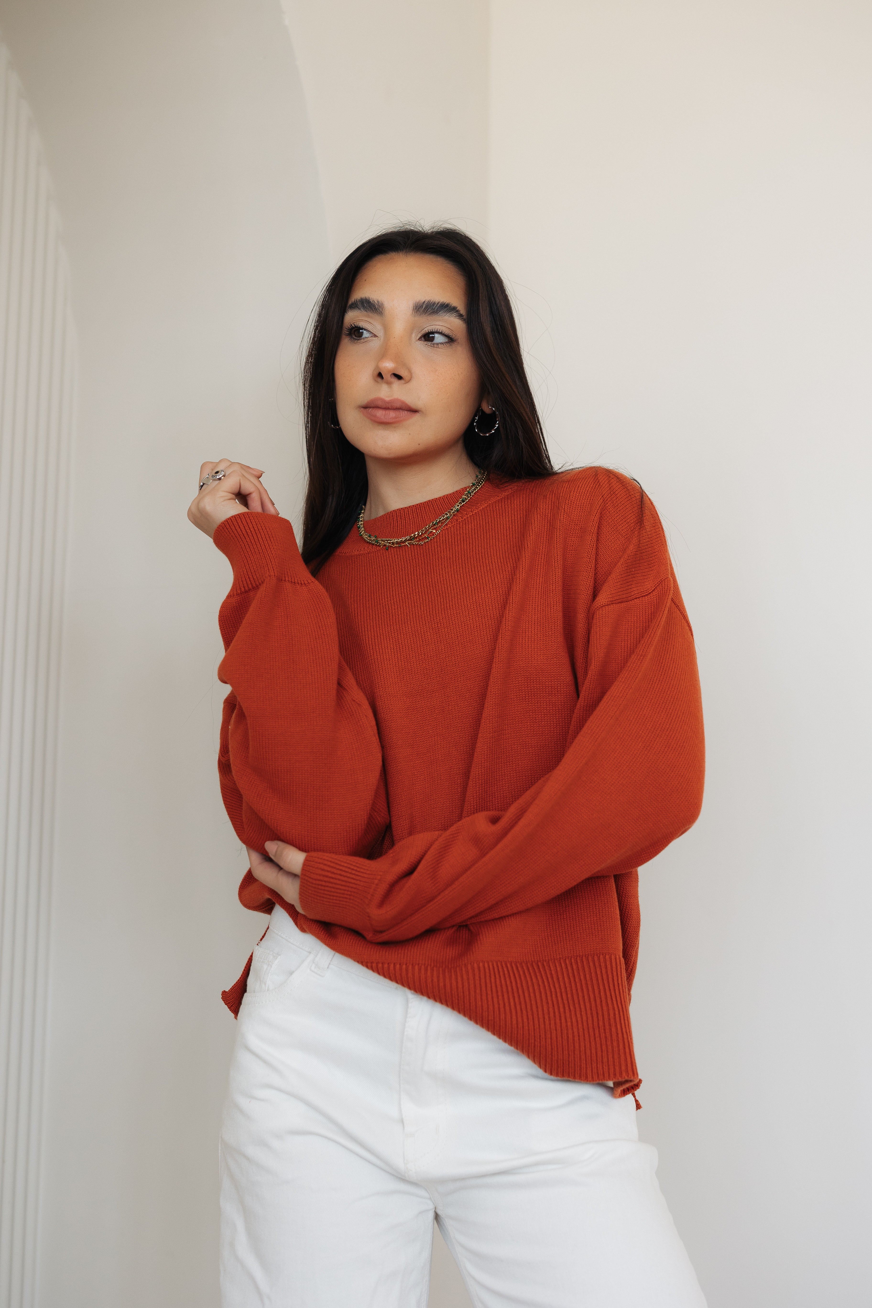 Women Round Neck Pullover