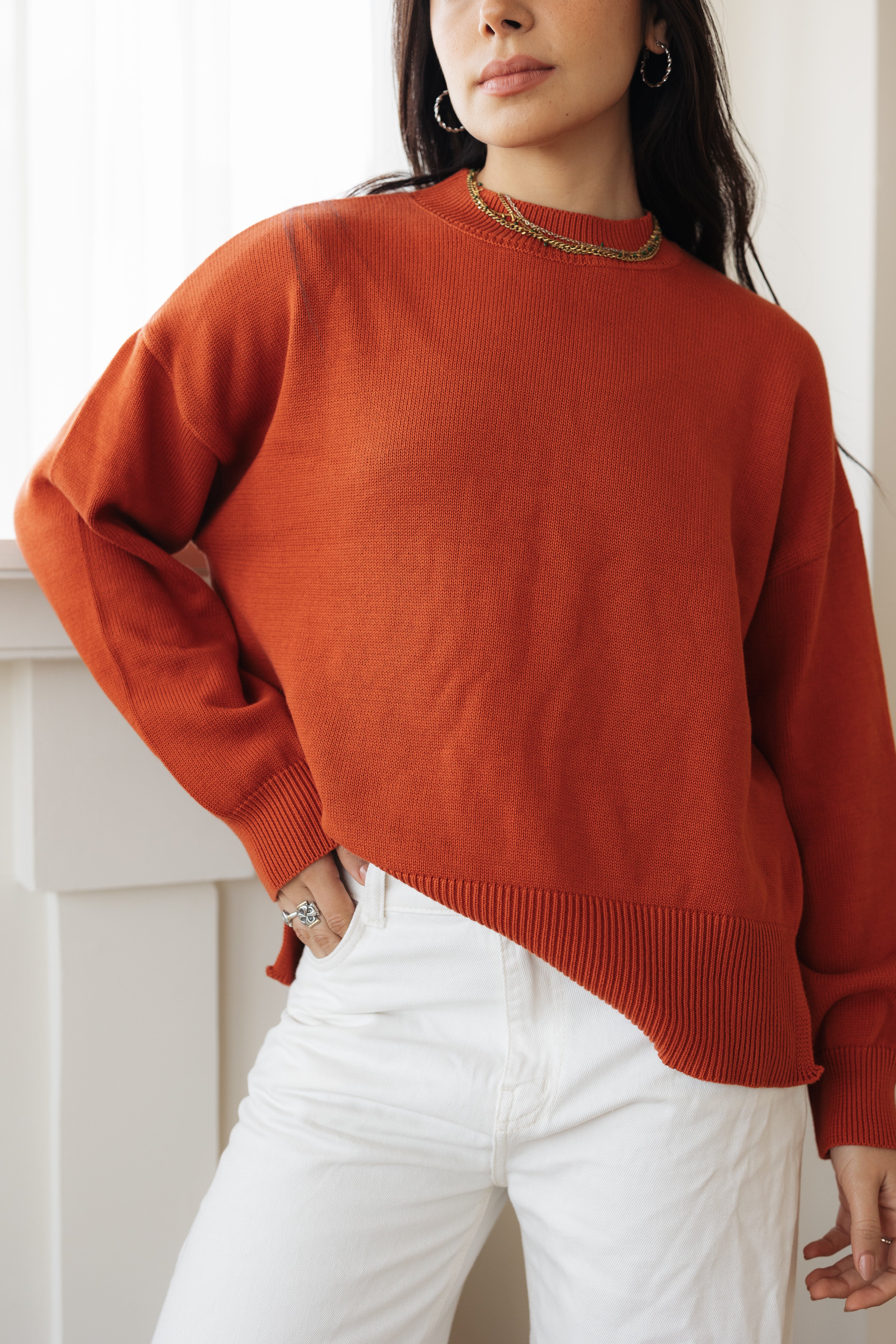 Women Round Neck Pullover