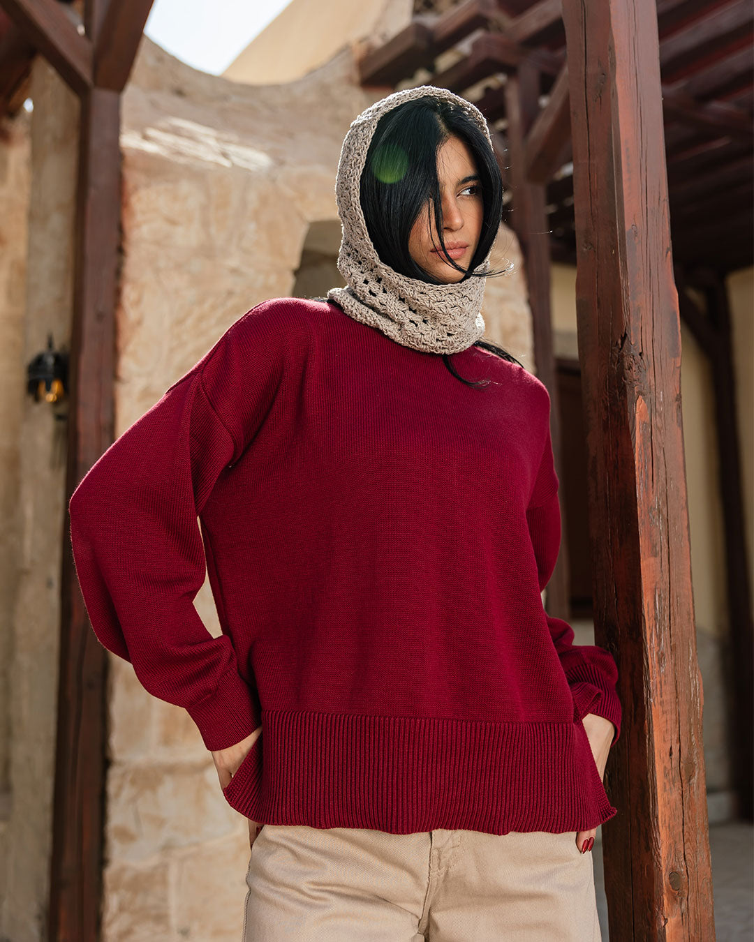 Women Round Neck Pullover