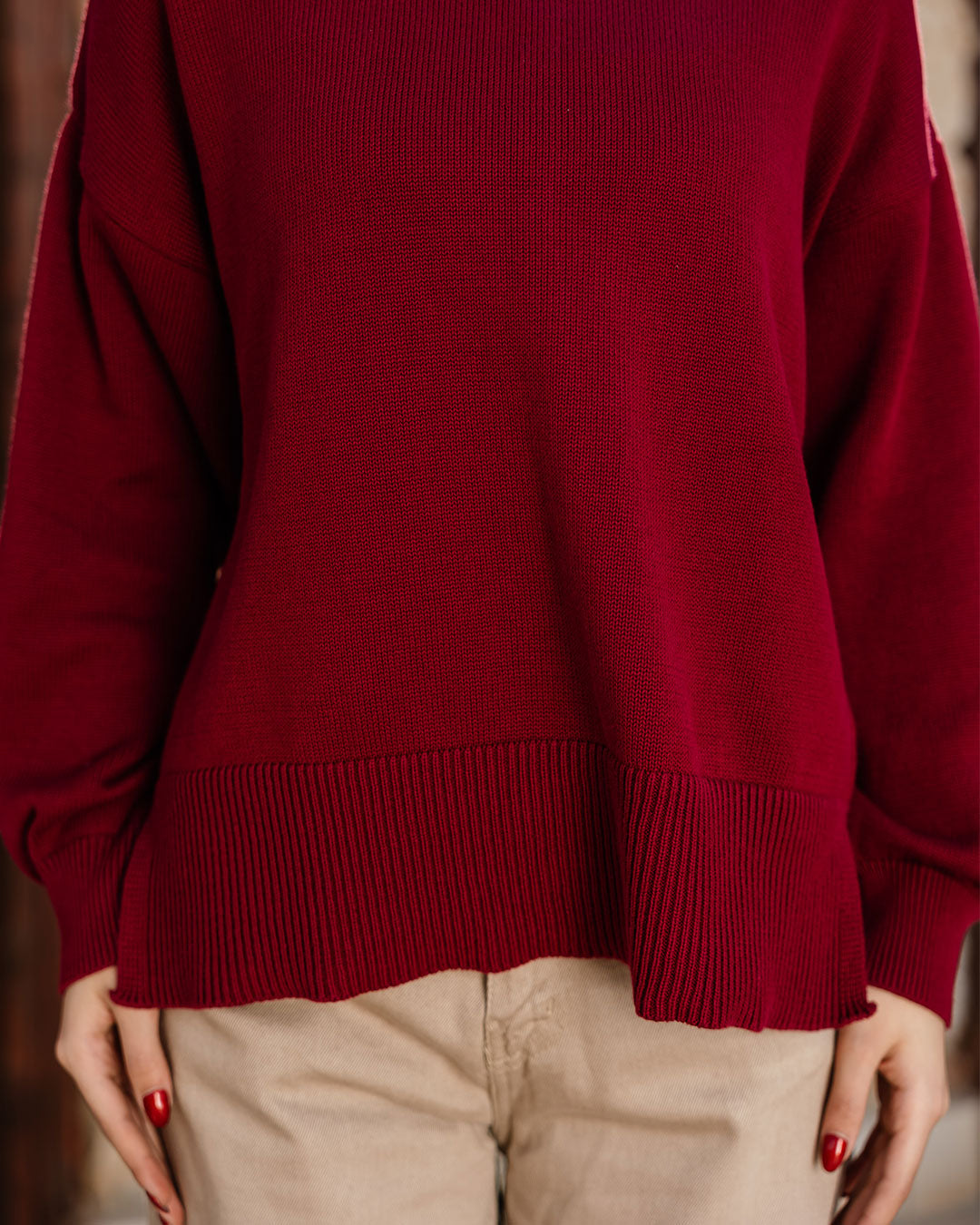 Women Round Neck Pullover