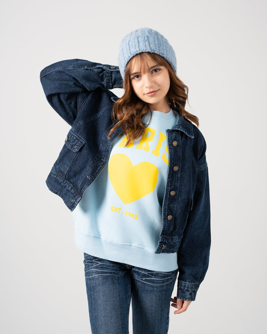 جاكيت جينز بناتي