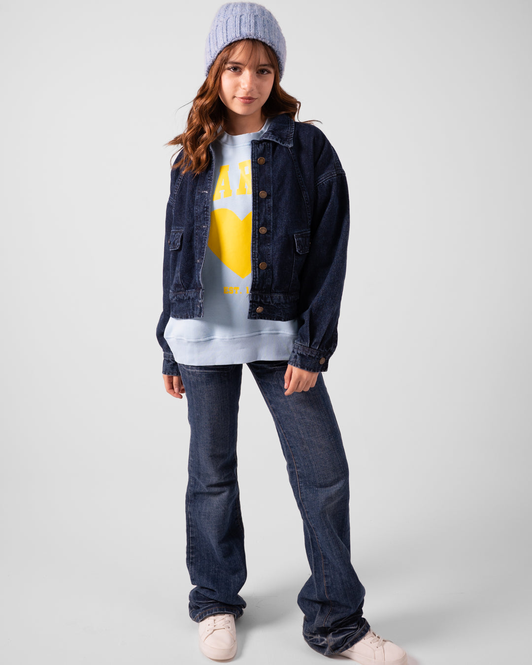 جاكيت جينز بناتي