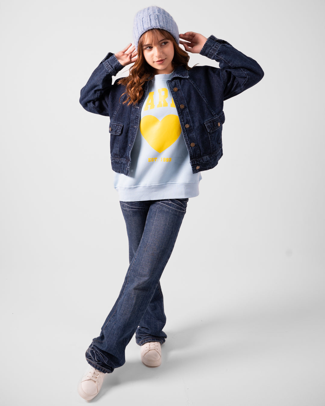 جاكيت جينز بناتي