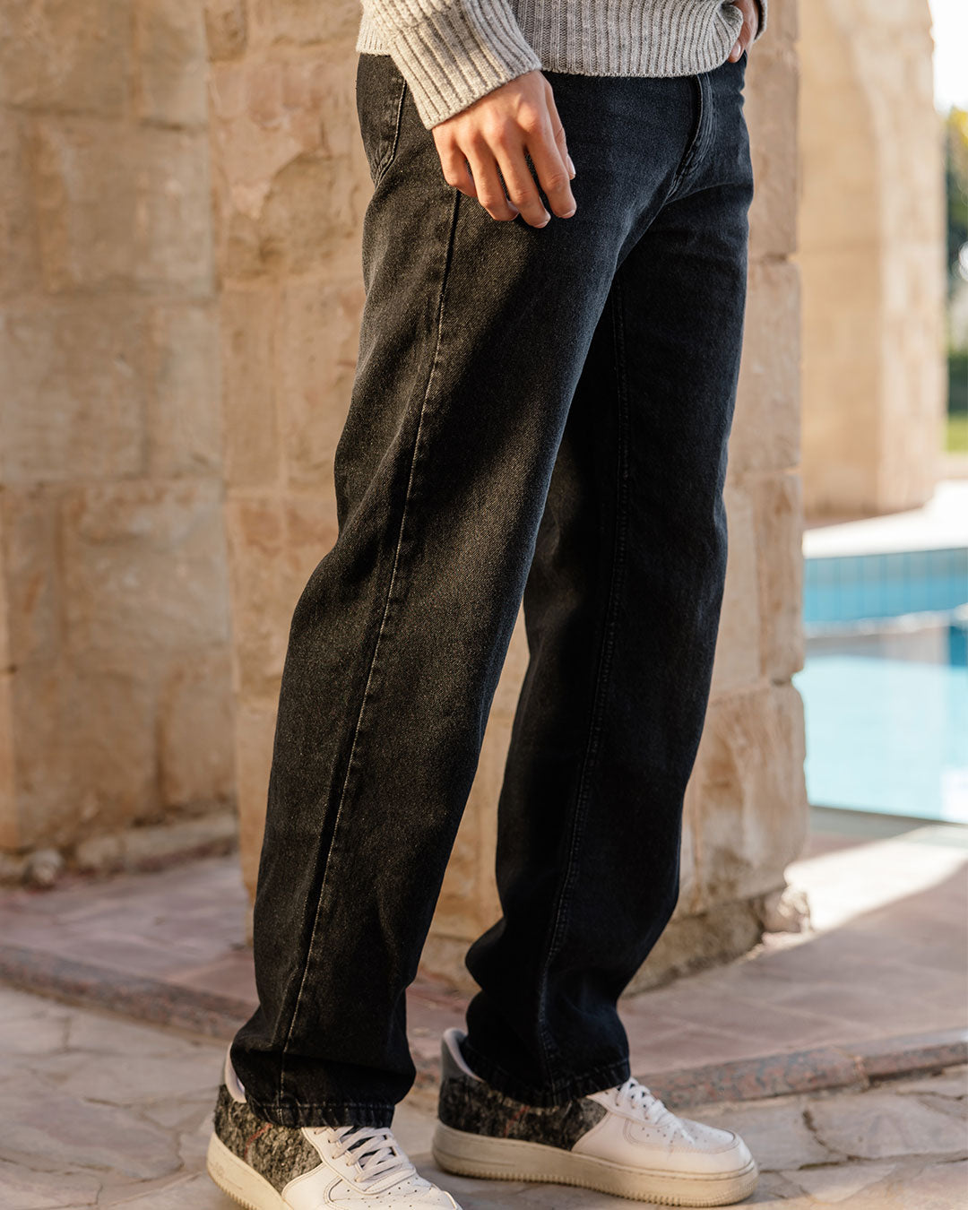 Men Wide Leg Jeans