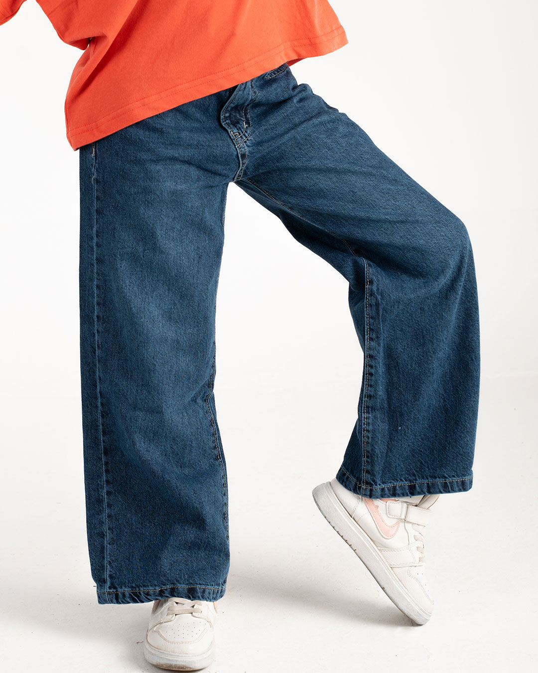 بنطلون واسع الساق للبنات