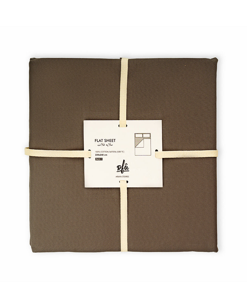 ملاءة قطن مسطحة