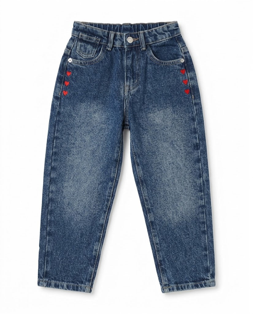 Girls Jeans Pant Baggy Fit