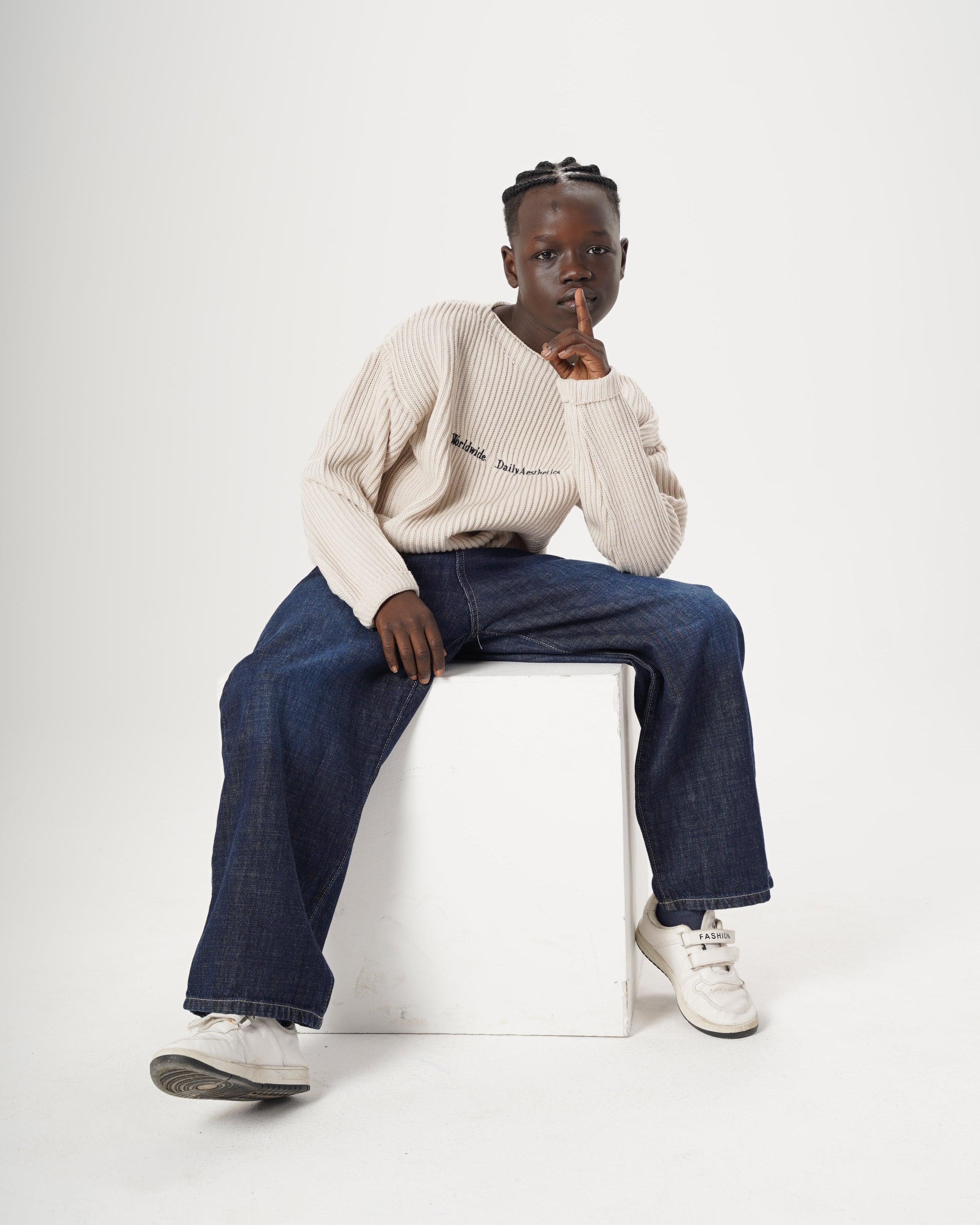 Boys Embroidered Pullover