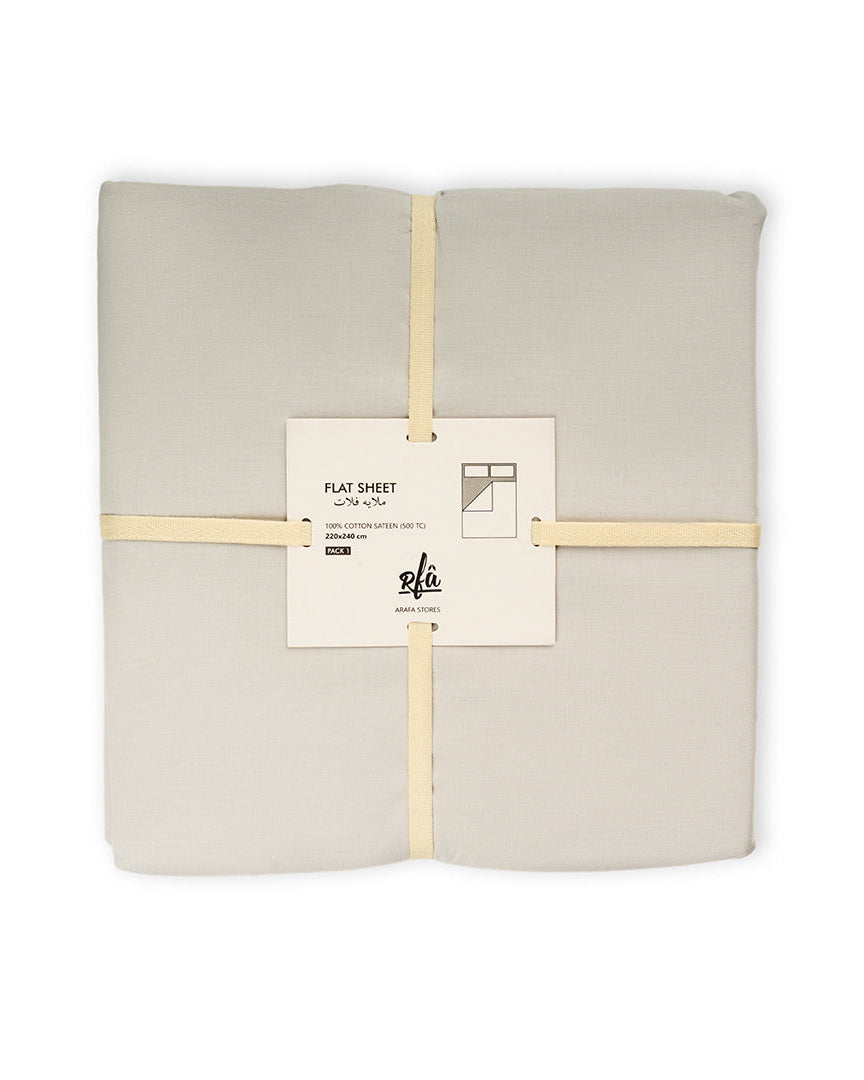 ملاءة قطن مسطحة