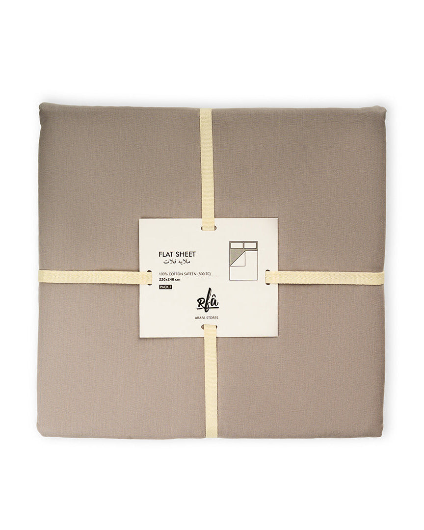 ملاءة قطن مسطحة