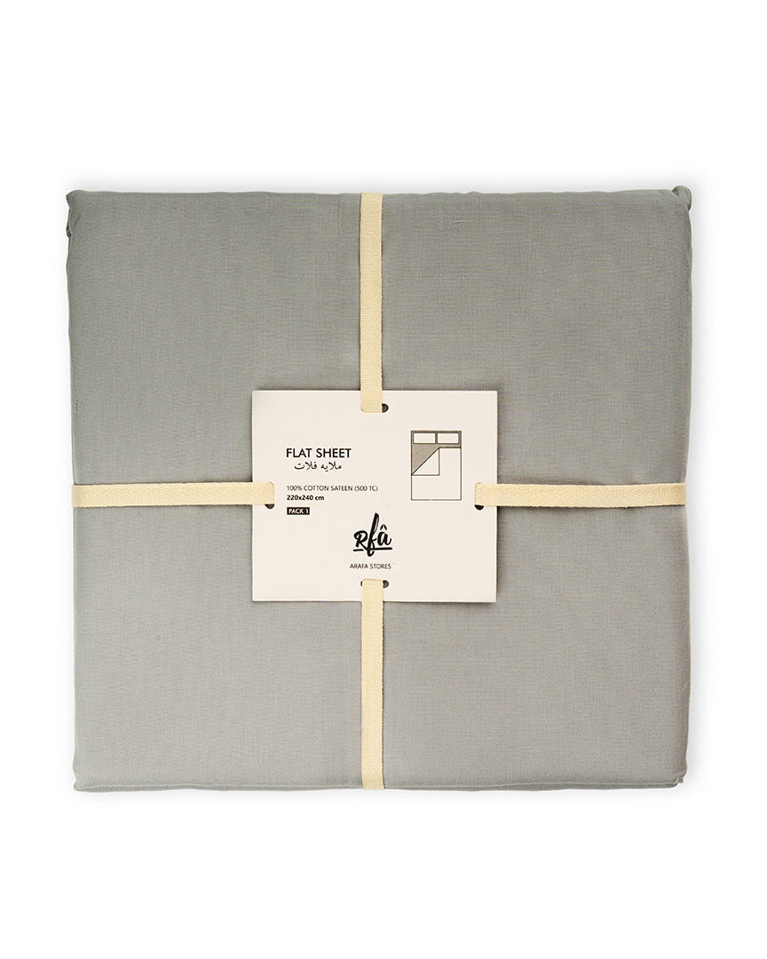 ملاءة قطن مسطحة