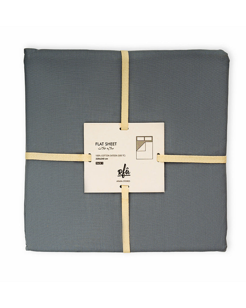 ملاءة قطن مسطحة