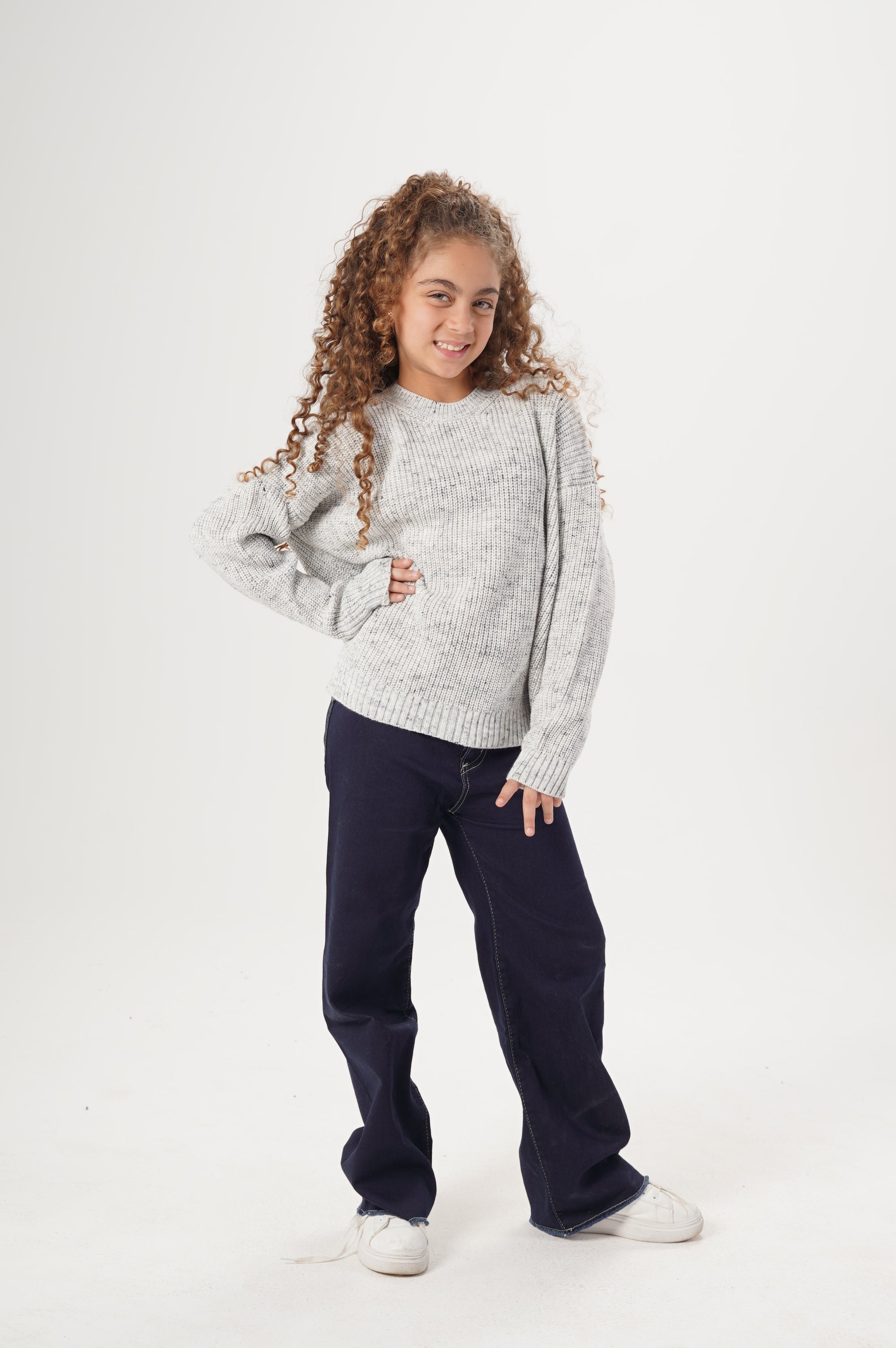 Girls Basic Pullover