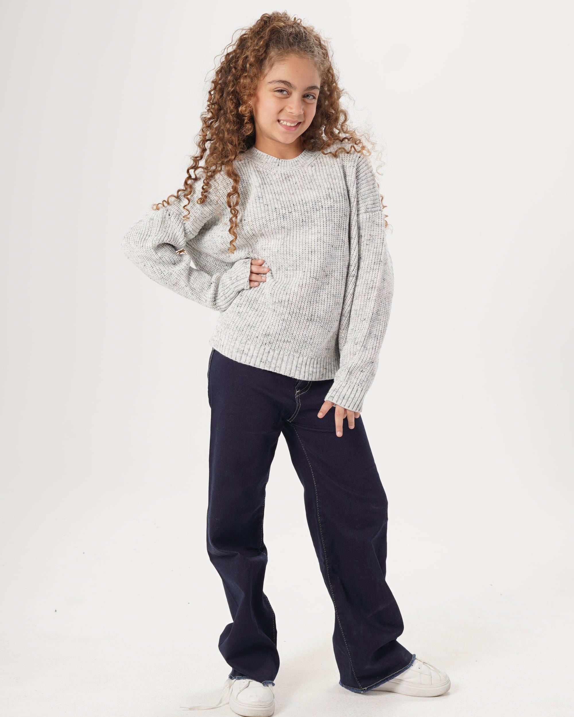 Girls Basic Pullover