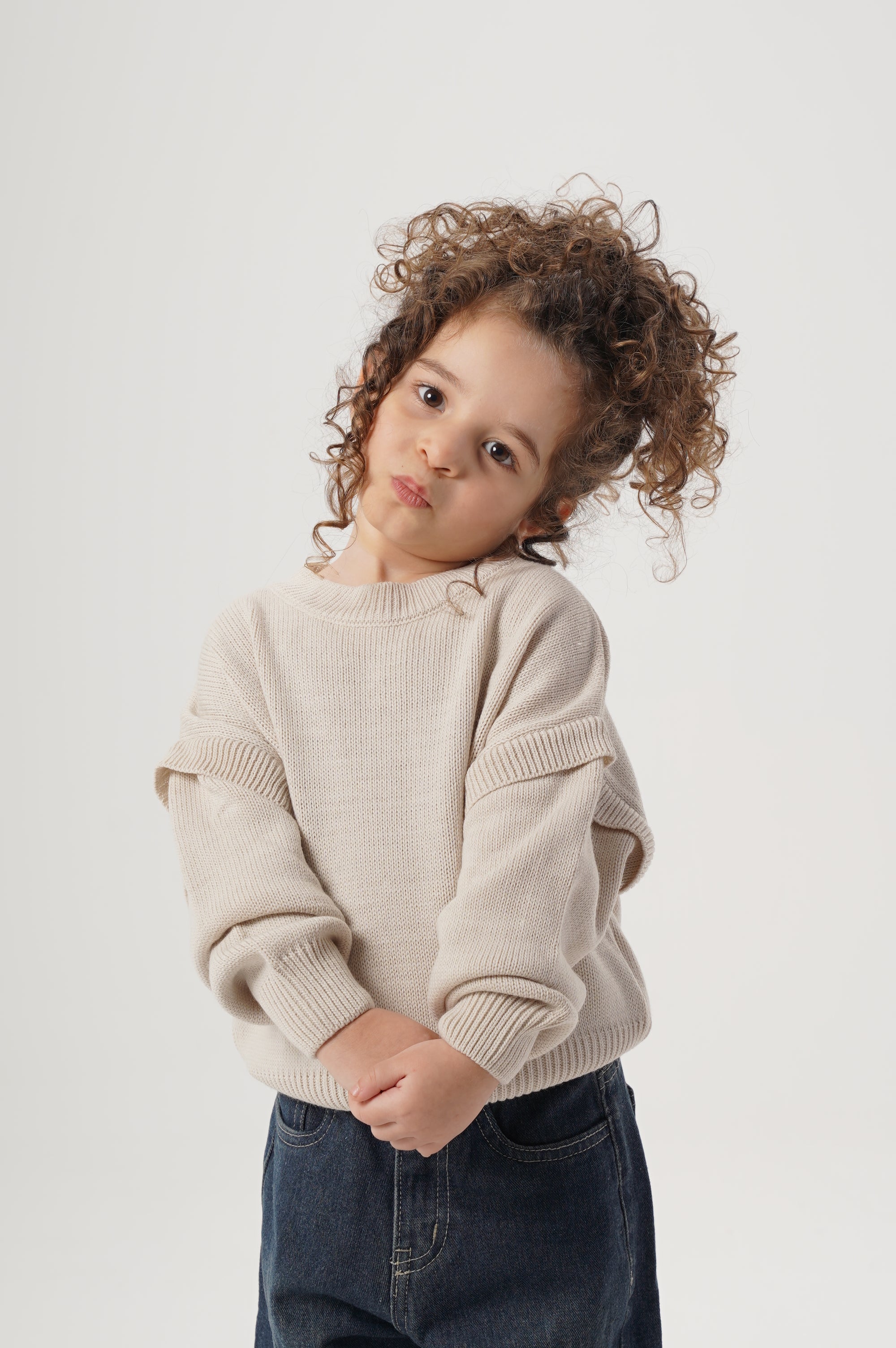 Girls Pullover with Ribbons