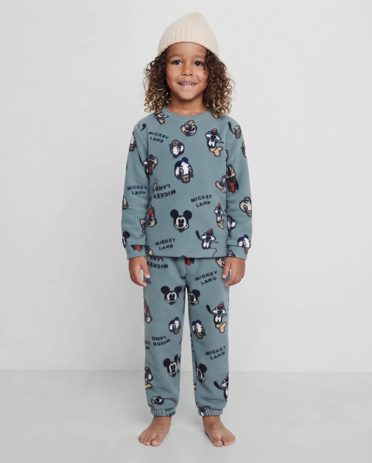 Boys Printed Mickey Long Sleeves Pyjama