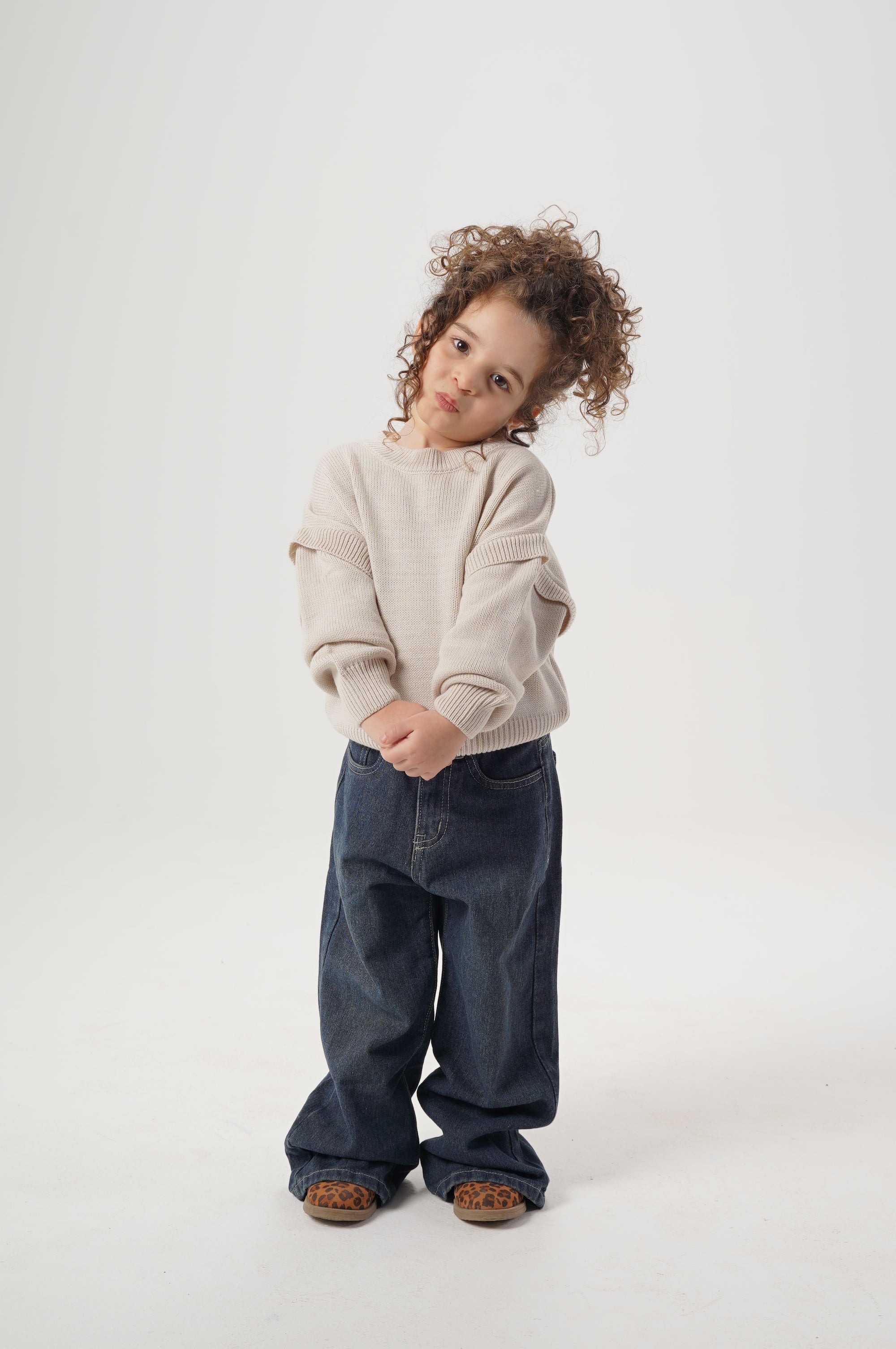 Girls Pullover with Ribbons