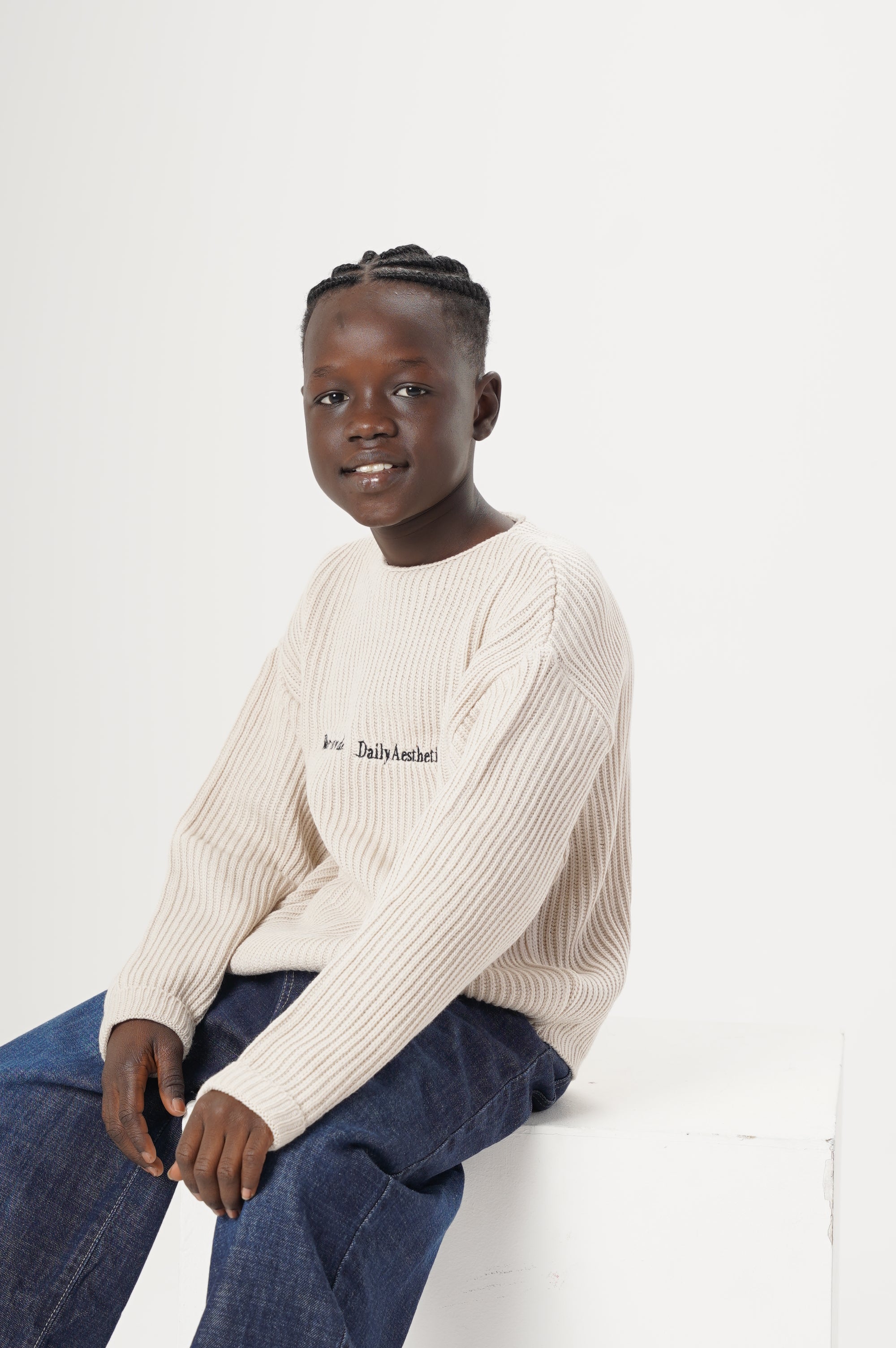 Boys Embroidered Pullover