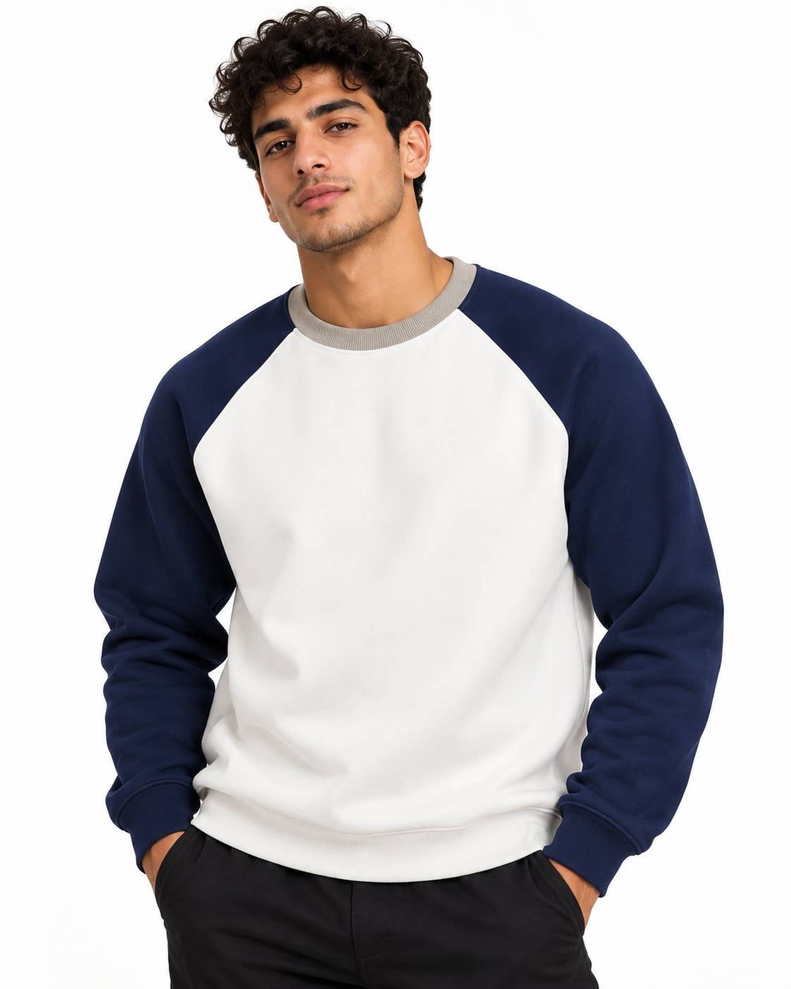 Men Plain Sweatshirt