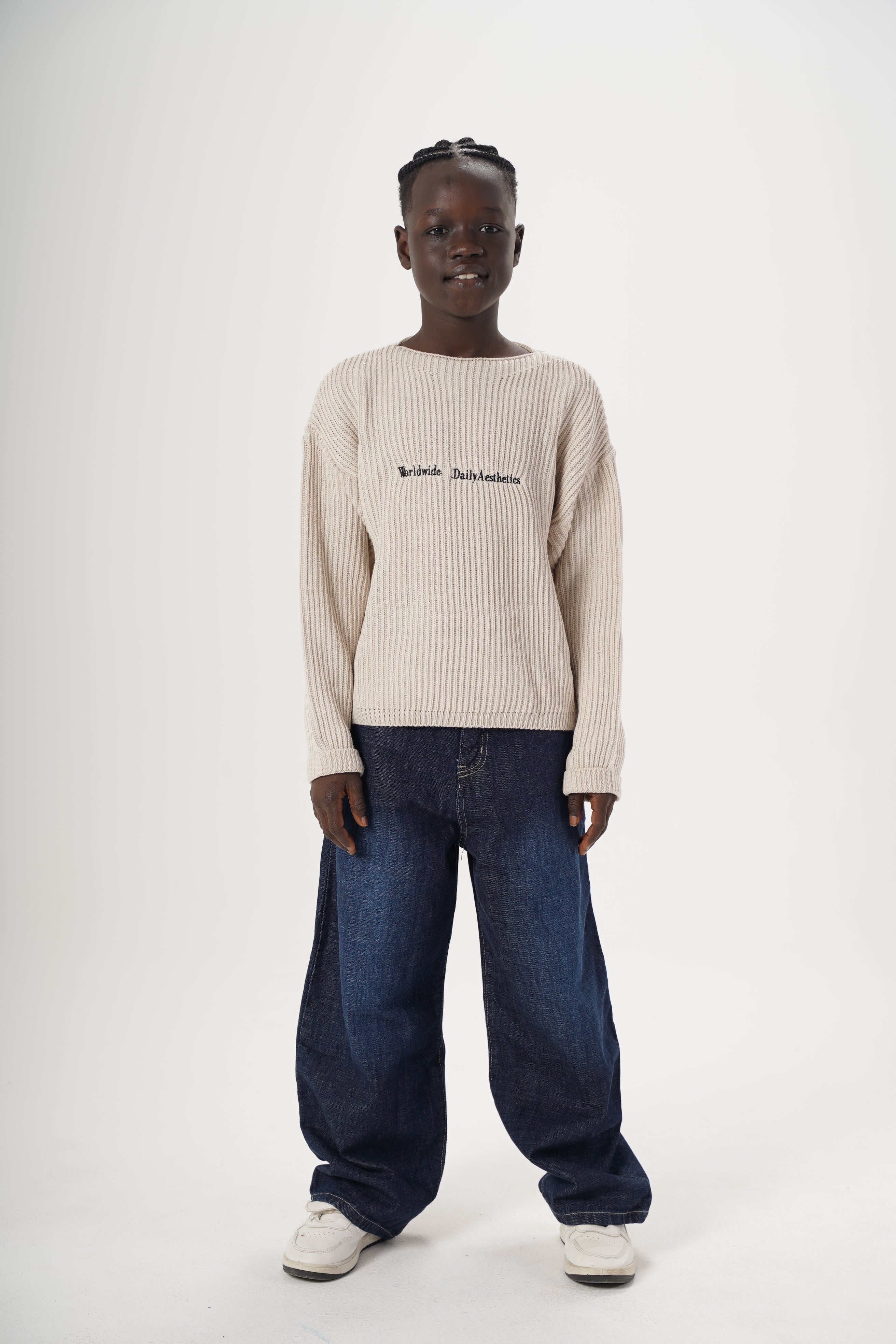 Boys Embroidered Pullover
