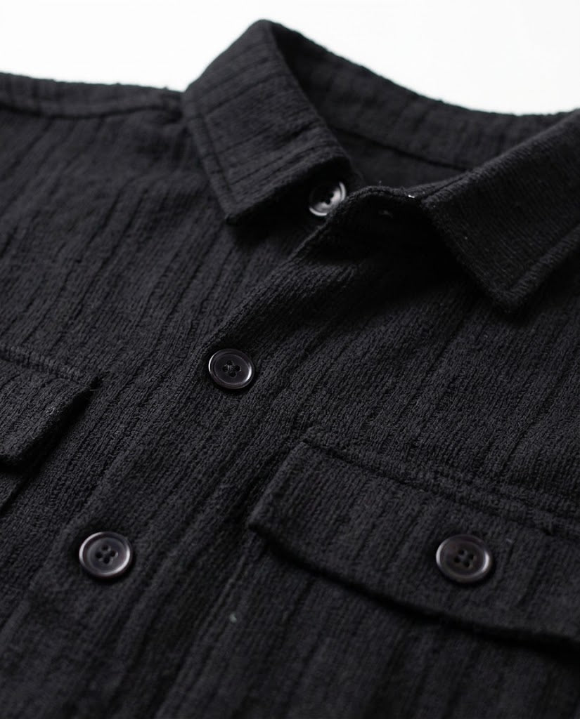 Men Jaqured Overshirt