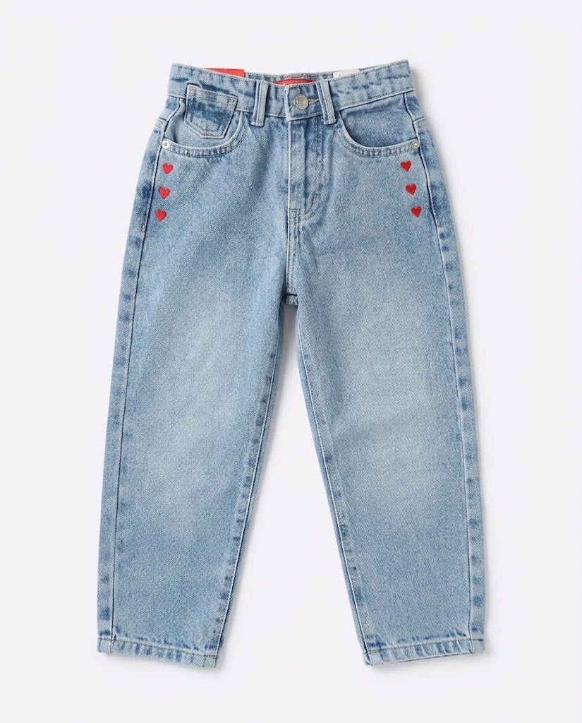 Girls Jeans Pant Baggy Fit