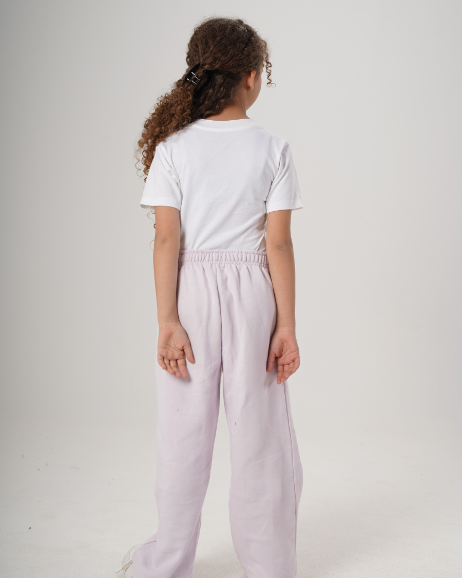 Girls Wide Leg Basic Pants