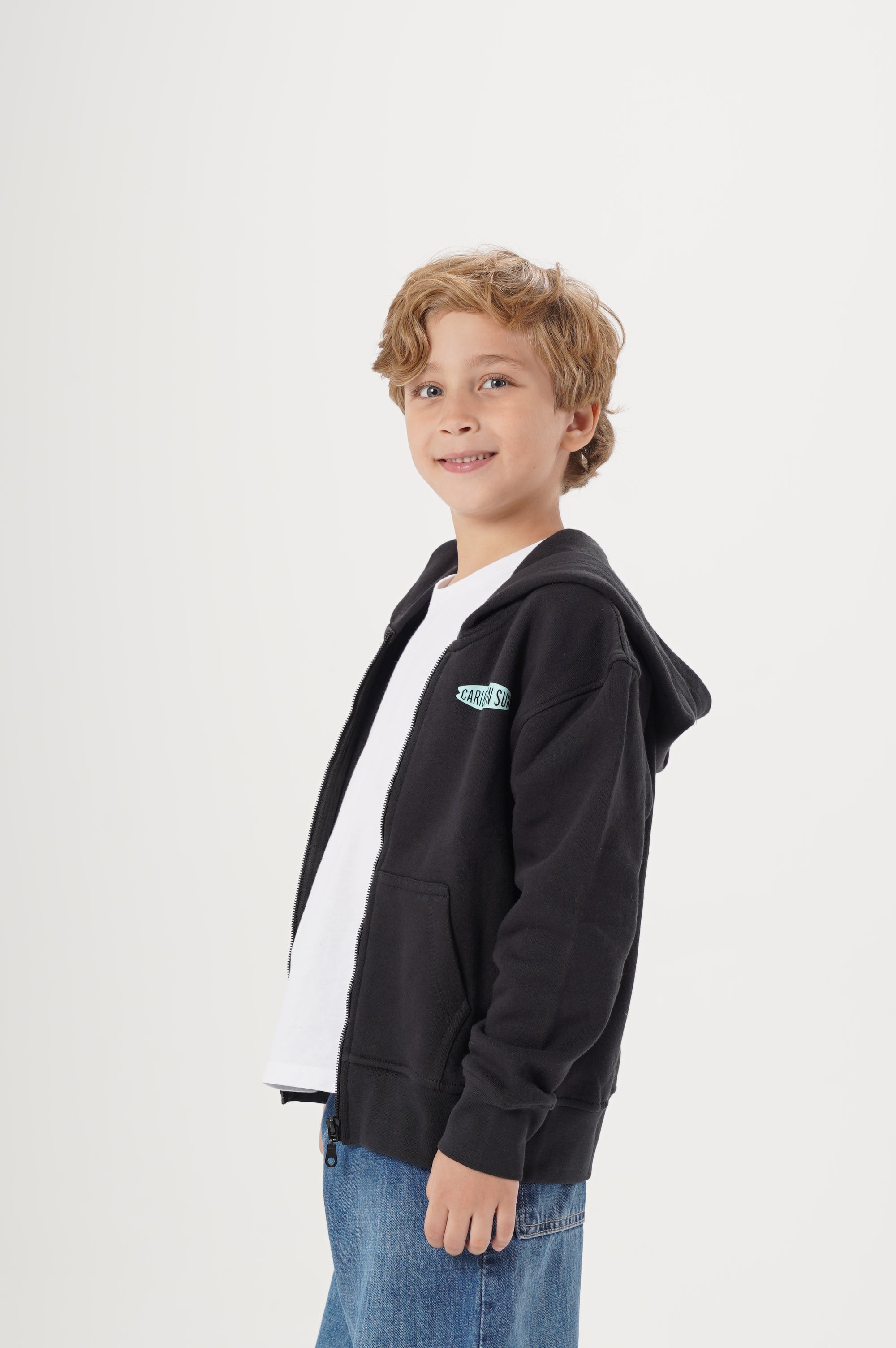 Boys Zippered Sweatshirt