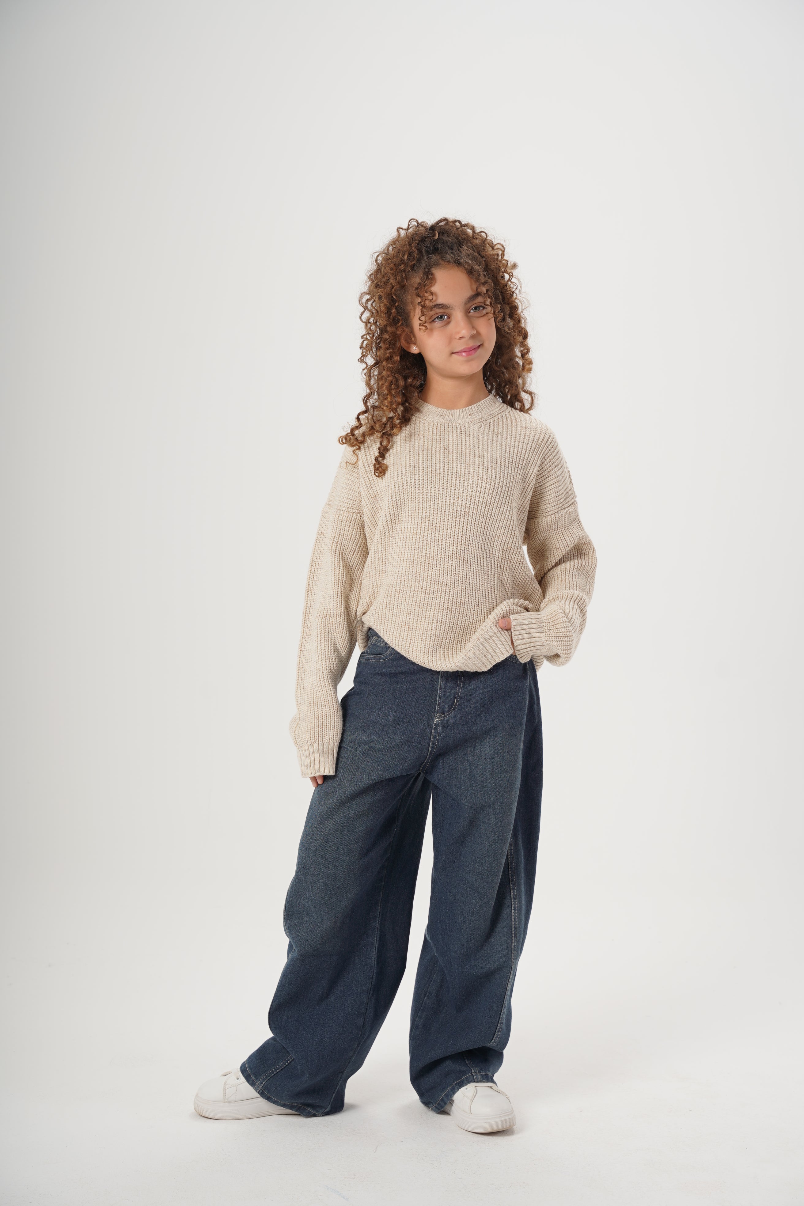 Girls Basic Pullover