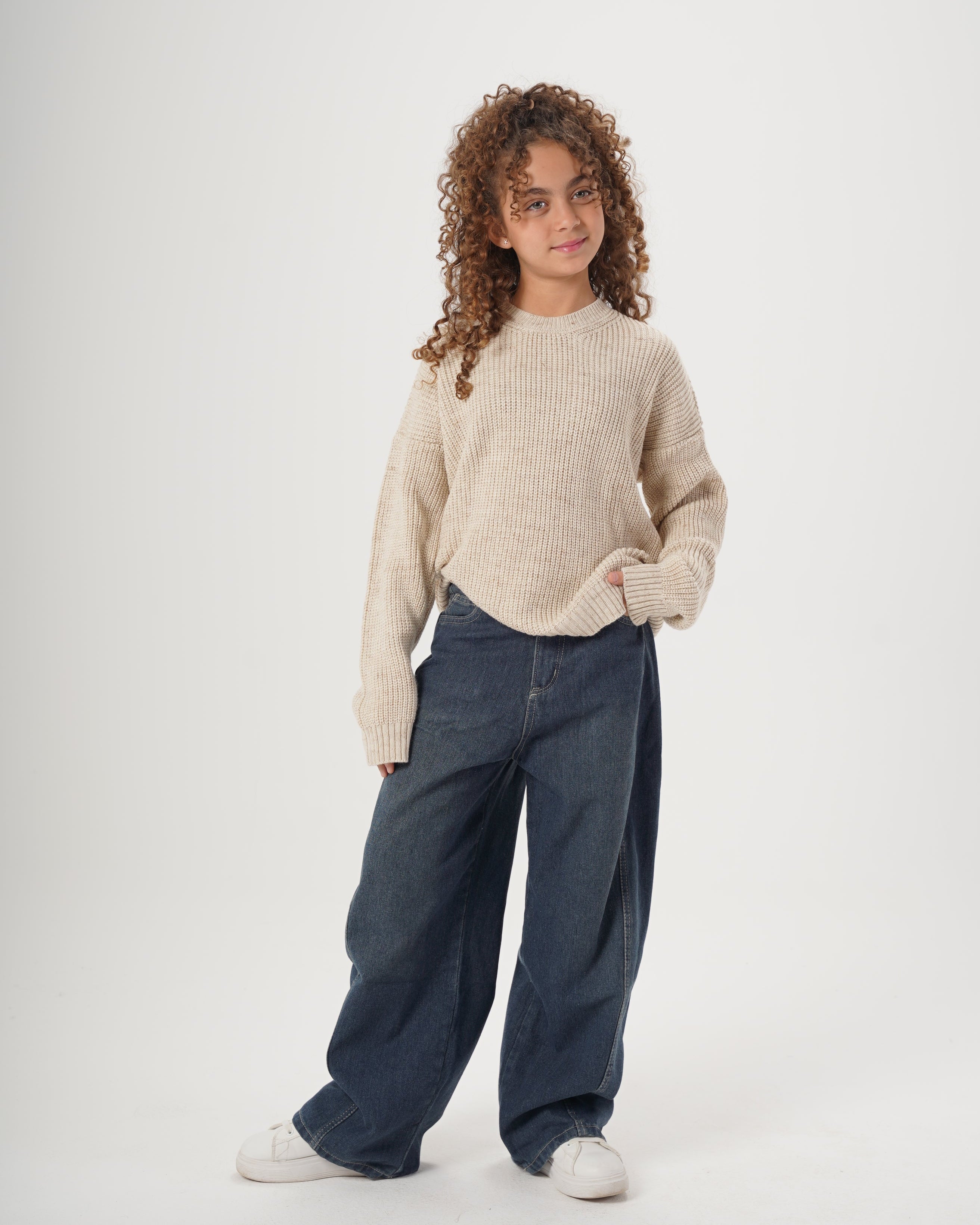 Girls Basic Pullover