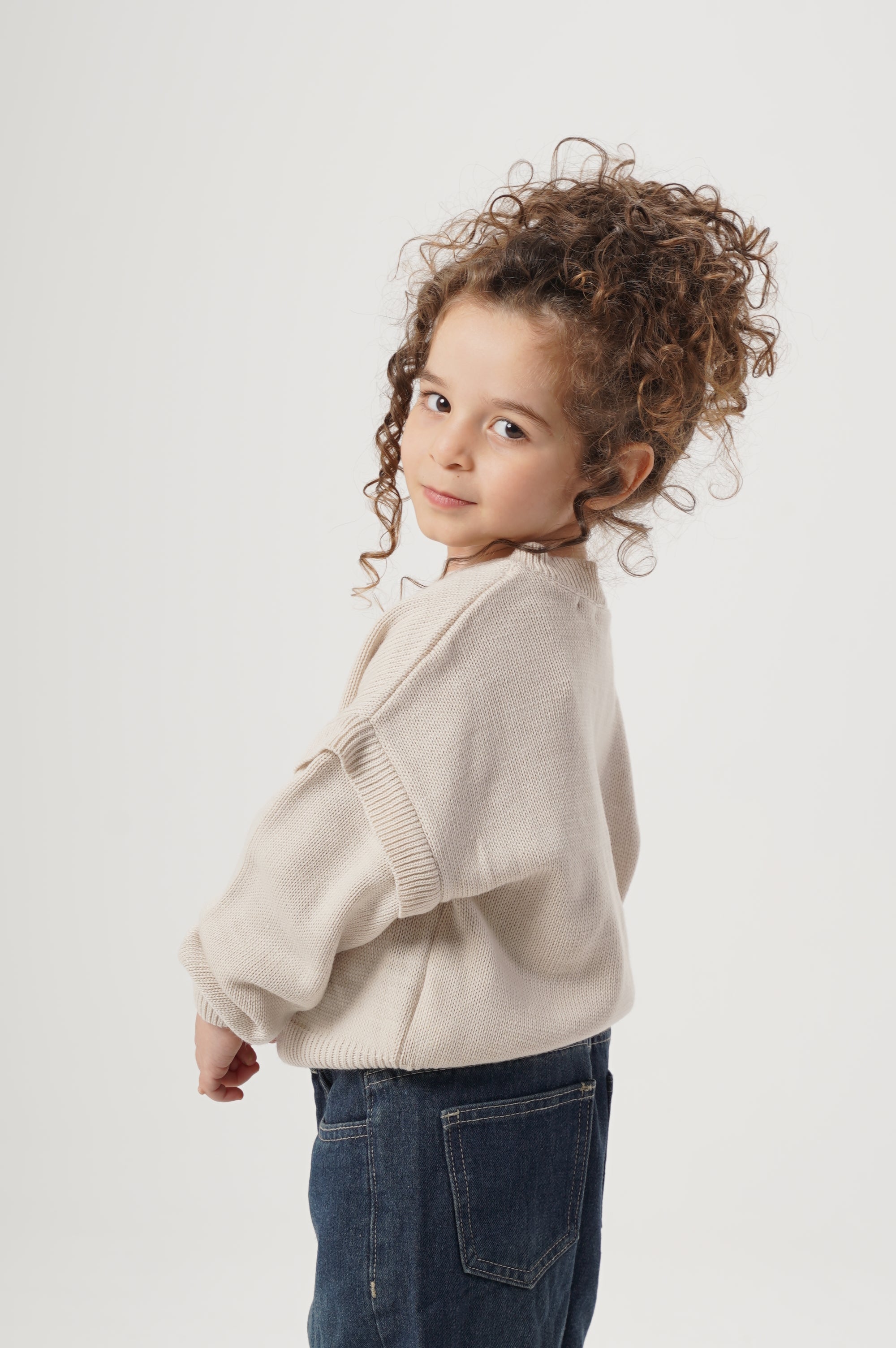 Girls Pullover with Ribbons