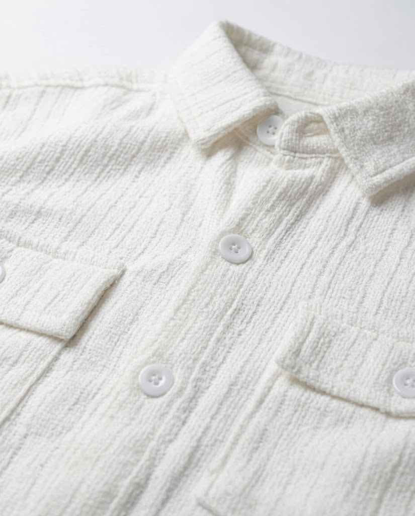 Men Jaqured Overshirt