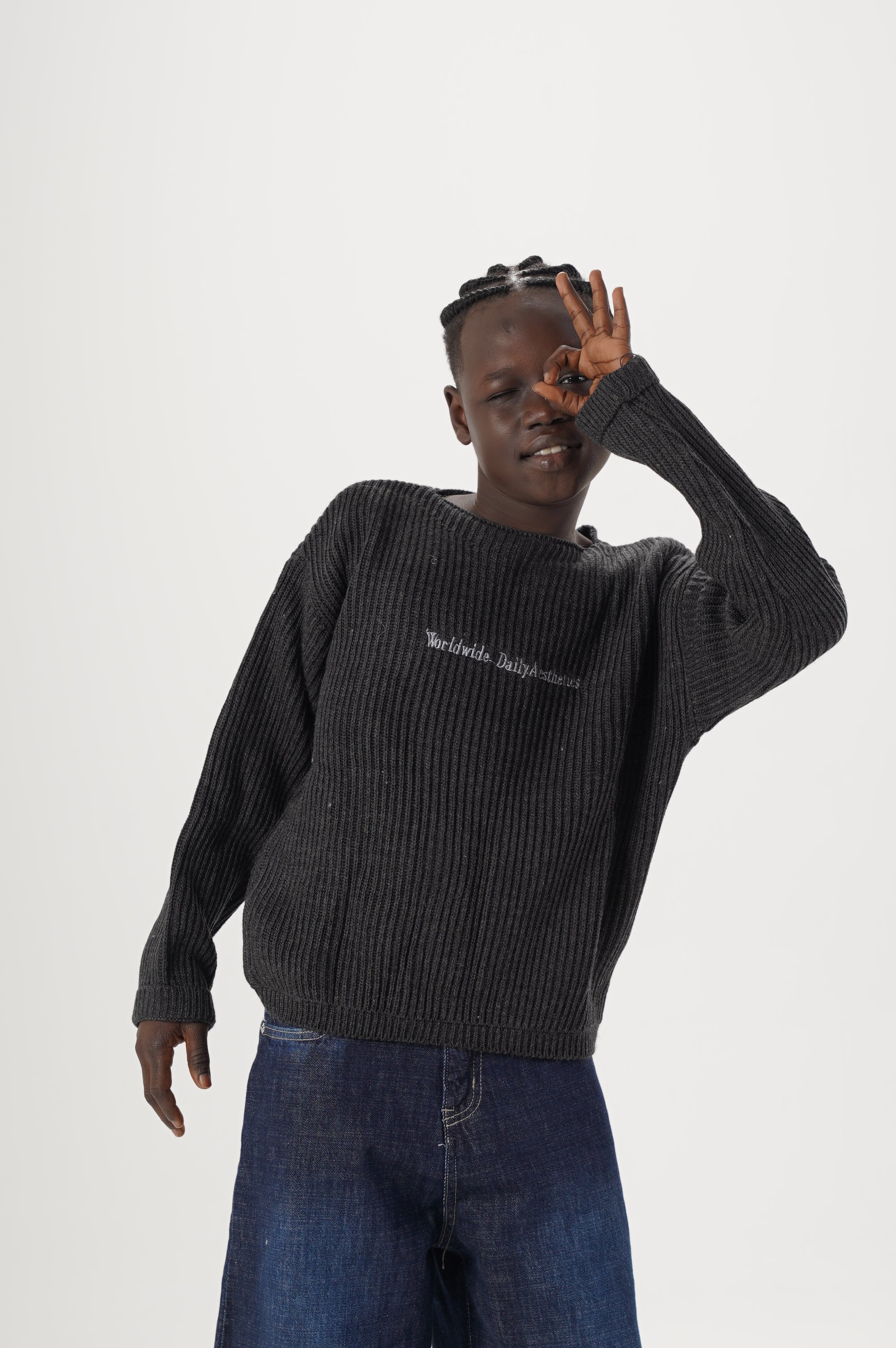 Boys Embroidered Pullover