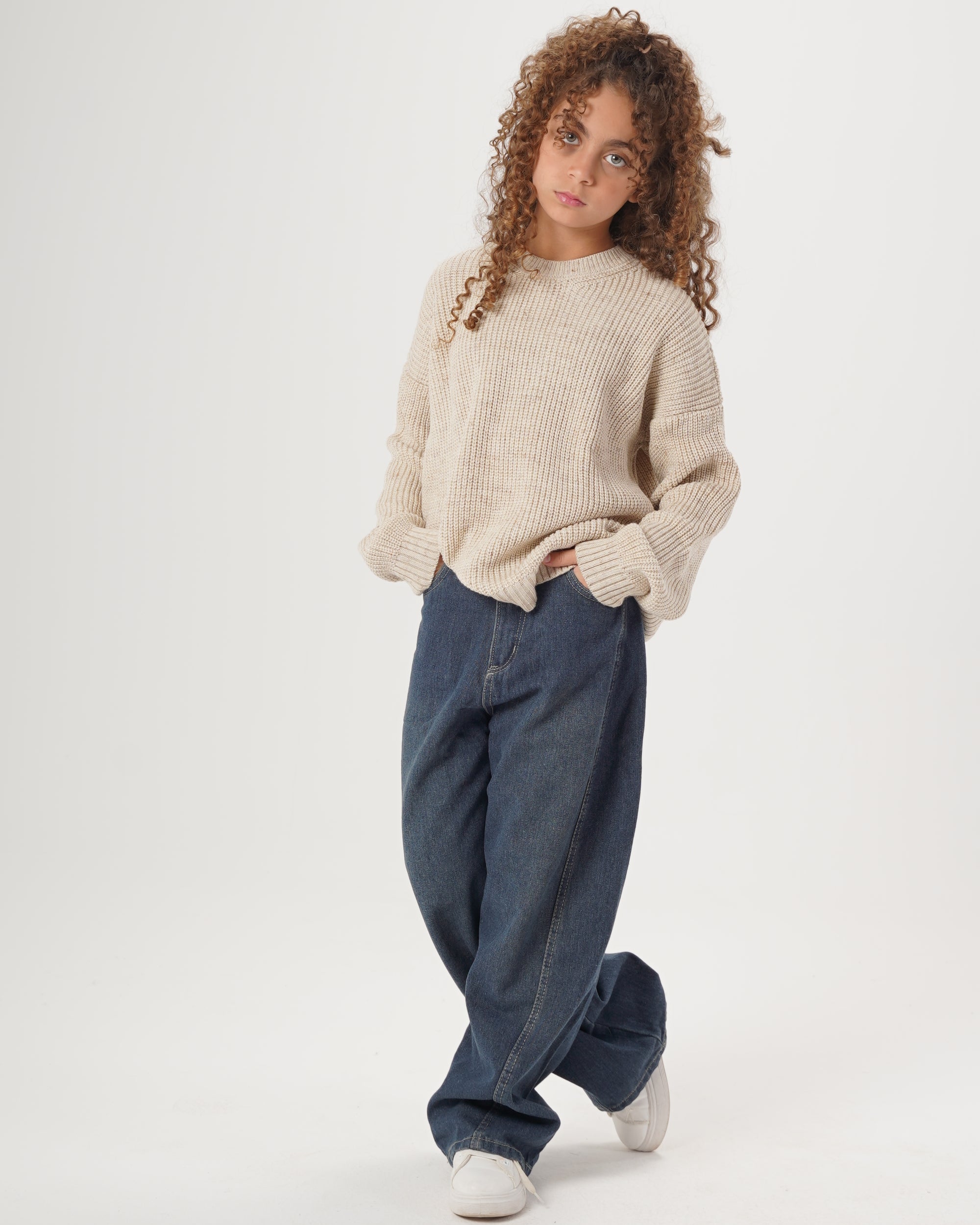 Girls Basic Pullover