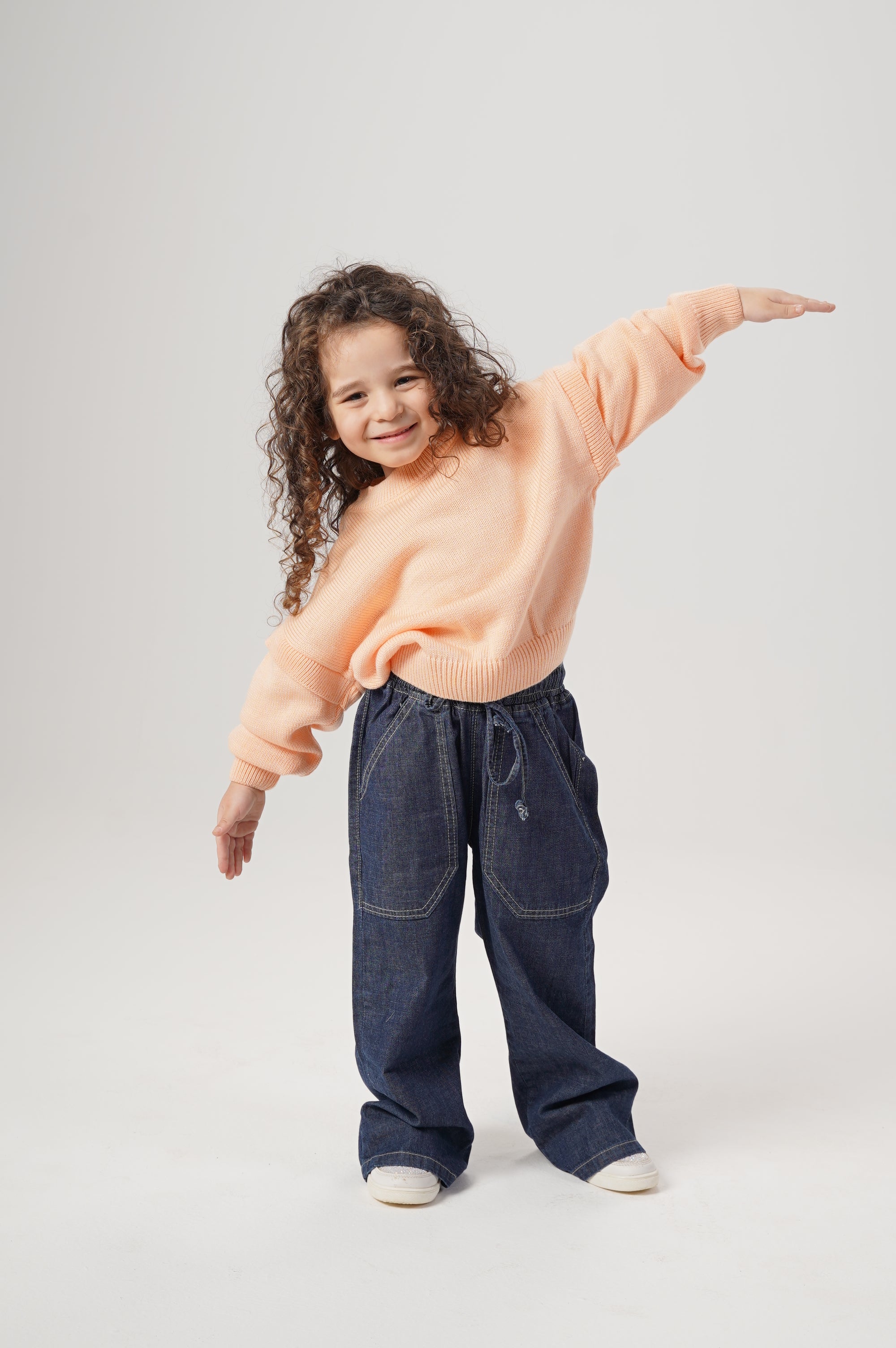 Girls Pullover with Ribbons