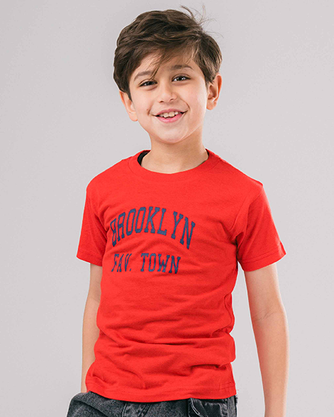 Brooklyn Printed Boys T-shirt Short Sleeve