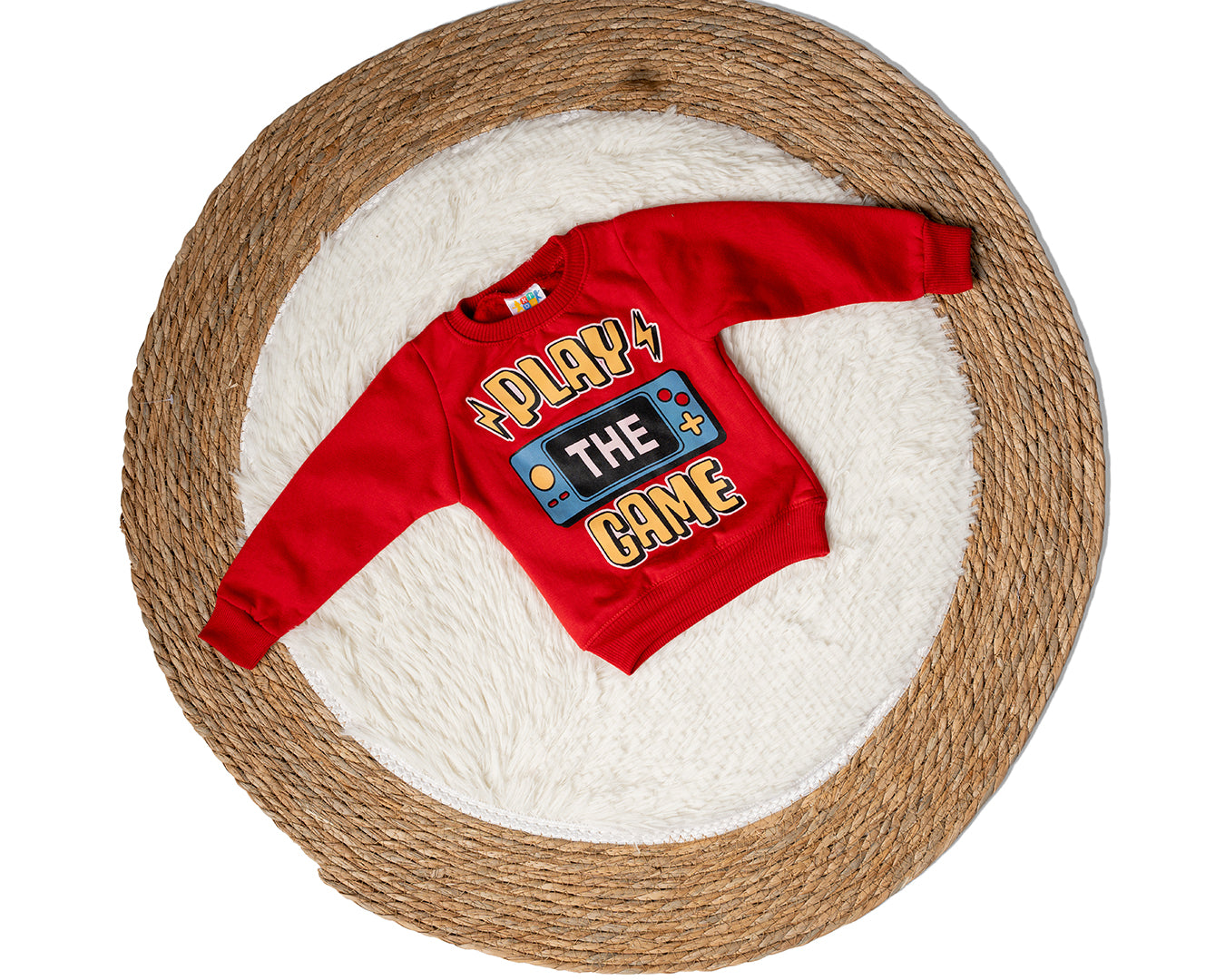 Baby Boy Printed Play The Game Sweatshirt
