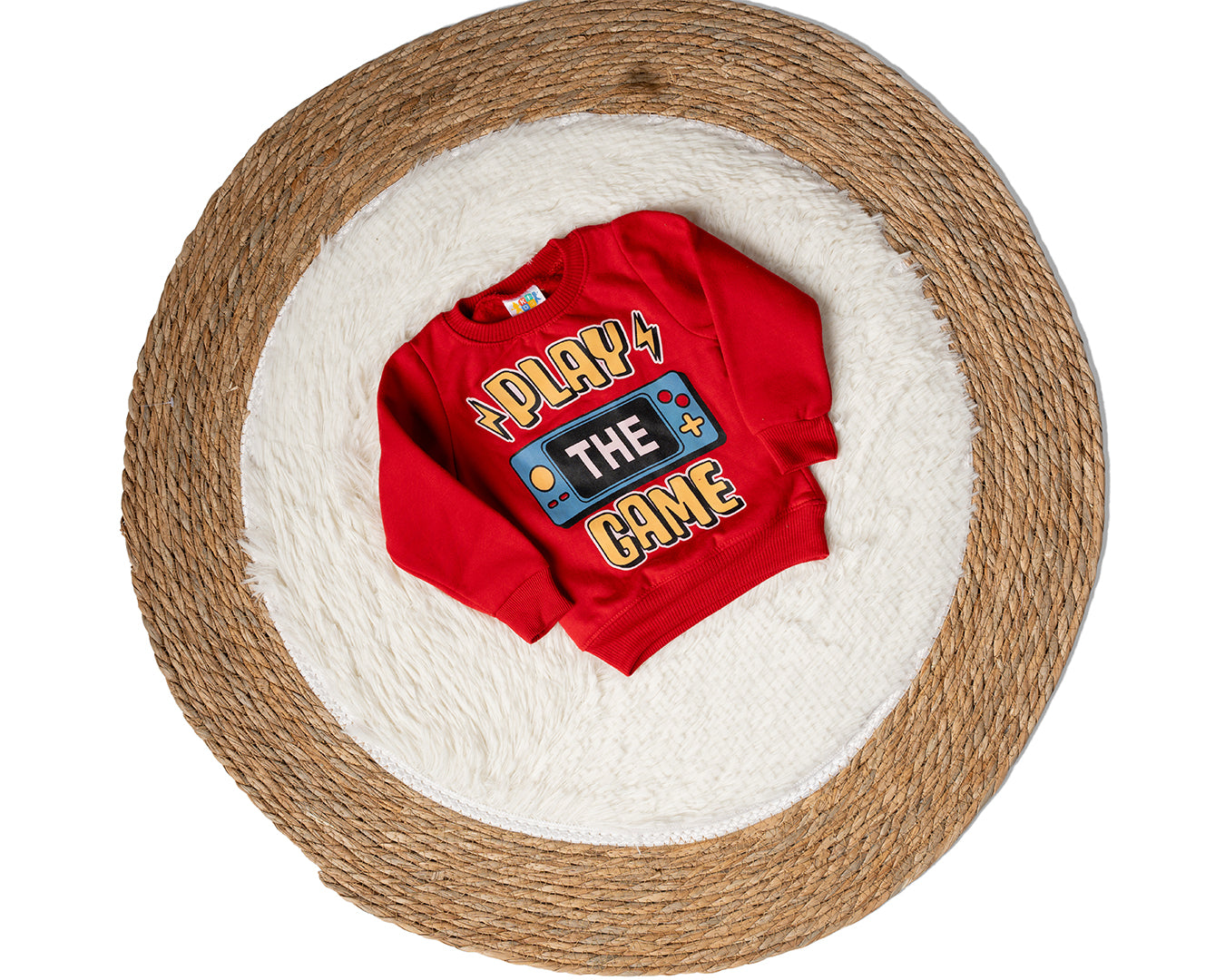 Baby Boy Printed Play The Game Sweatshirt