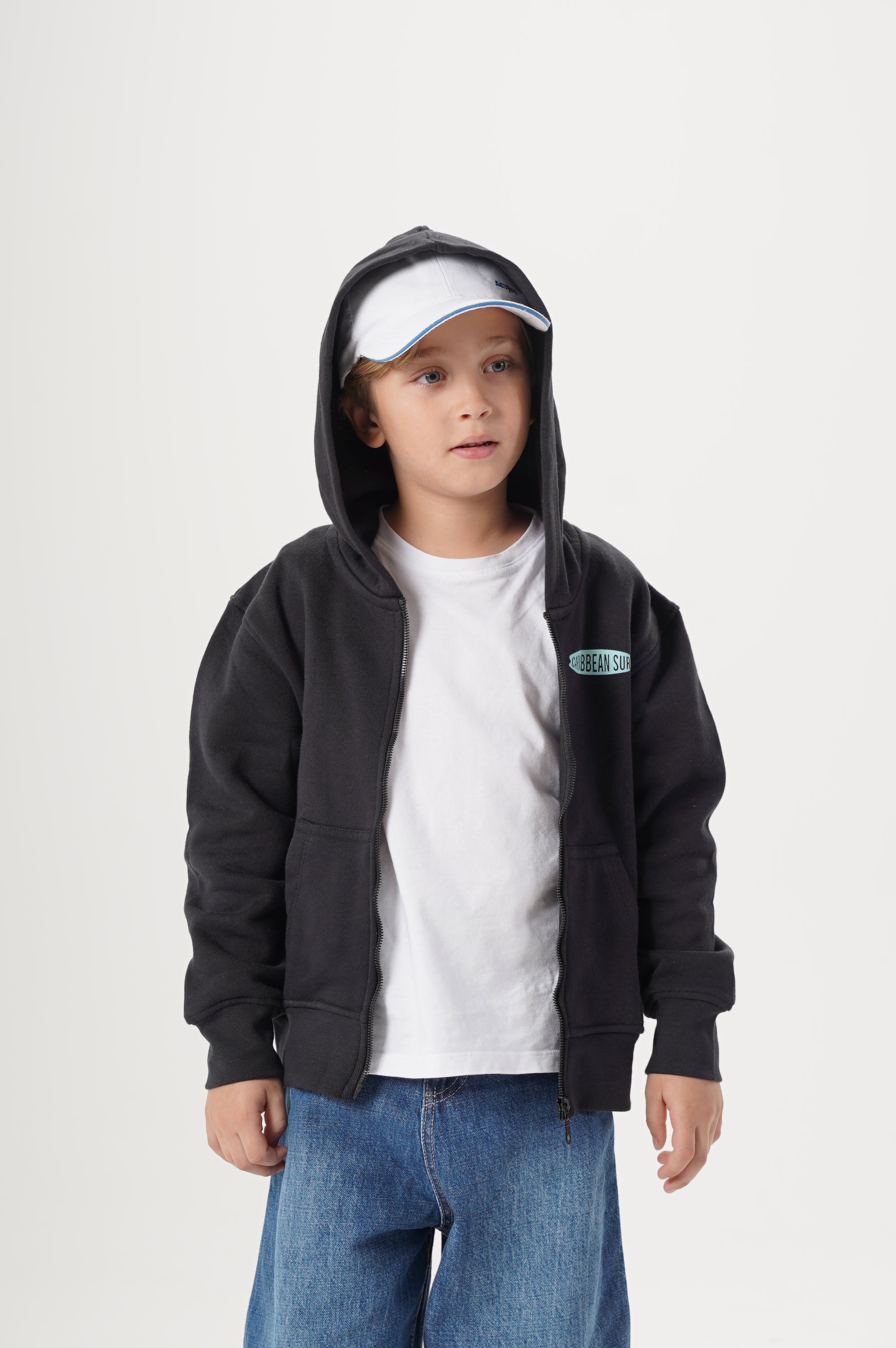 Boys Zippered Sweatshirt