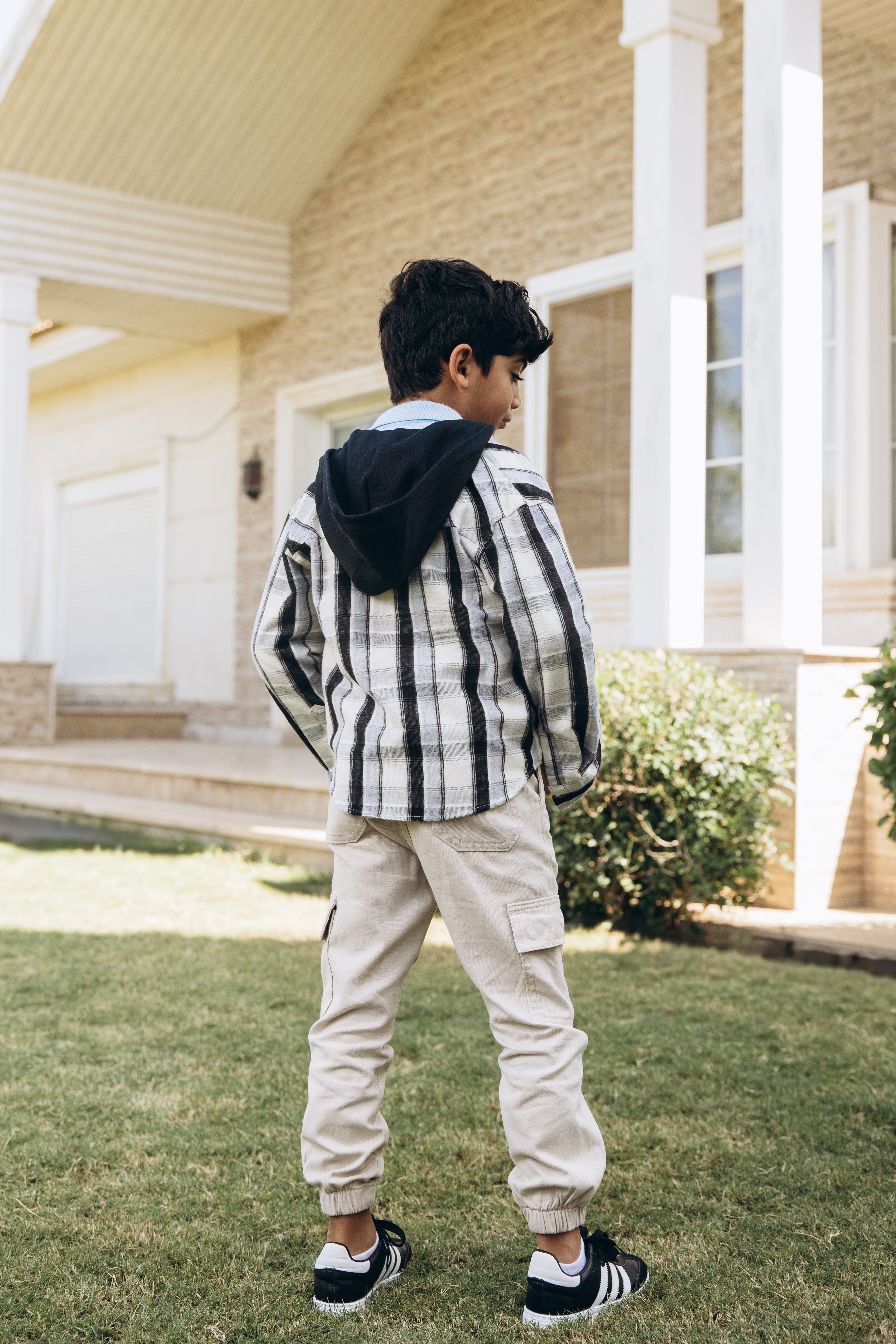 قميص أولادي كاروهات